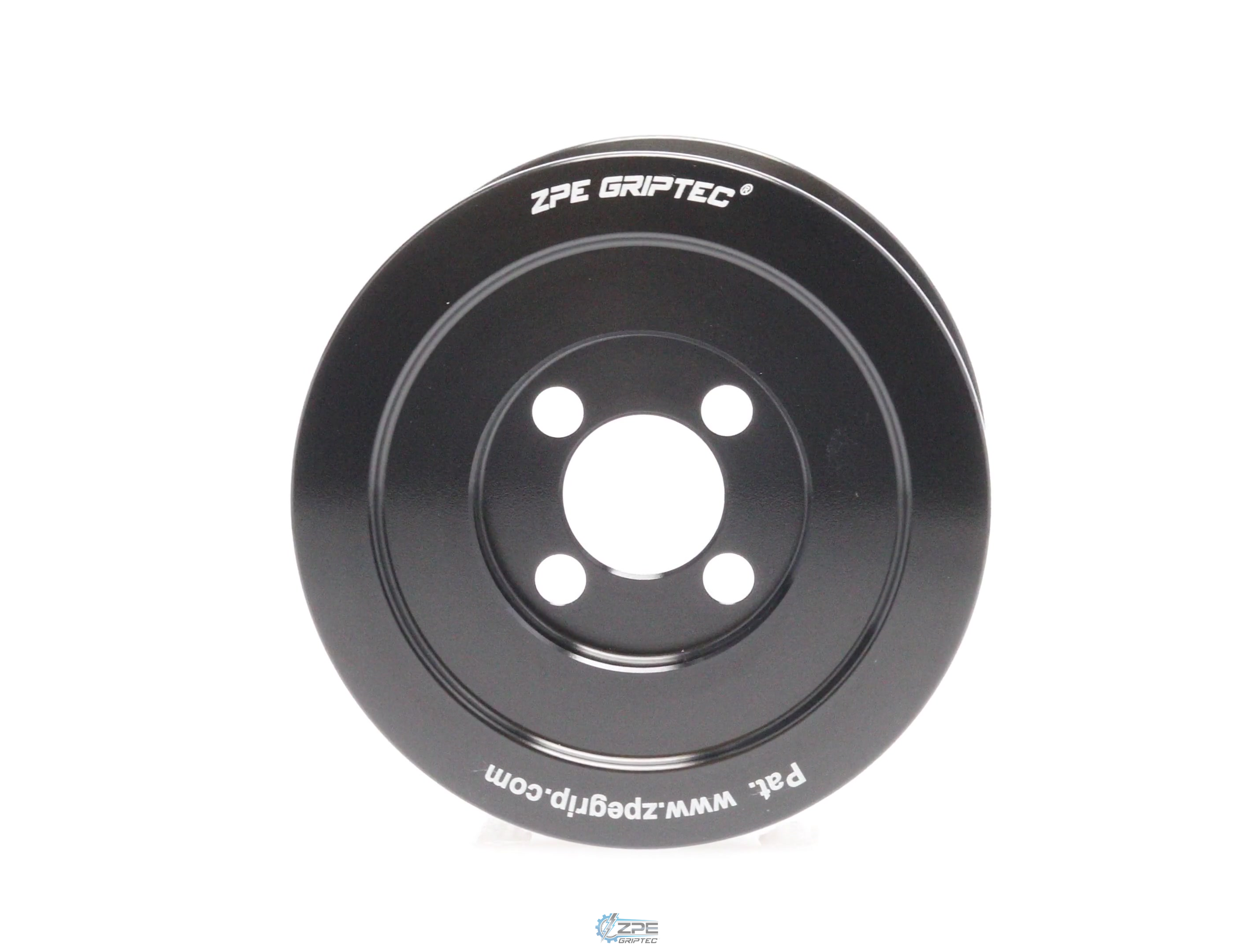3.125" 10 Rib ZPE GripTec® Whipple GT500 L3 Black Pulley