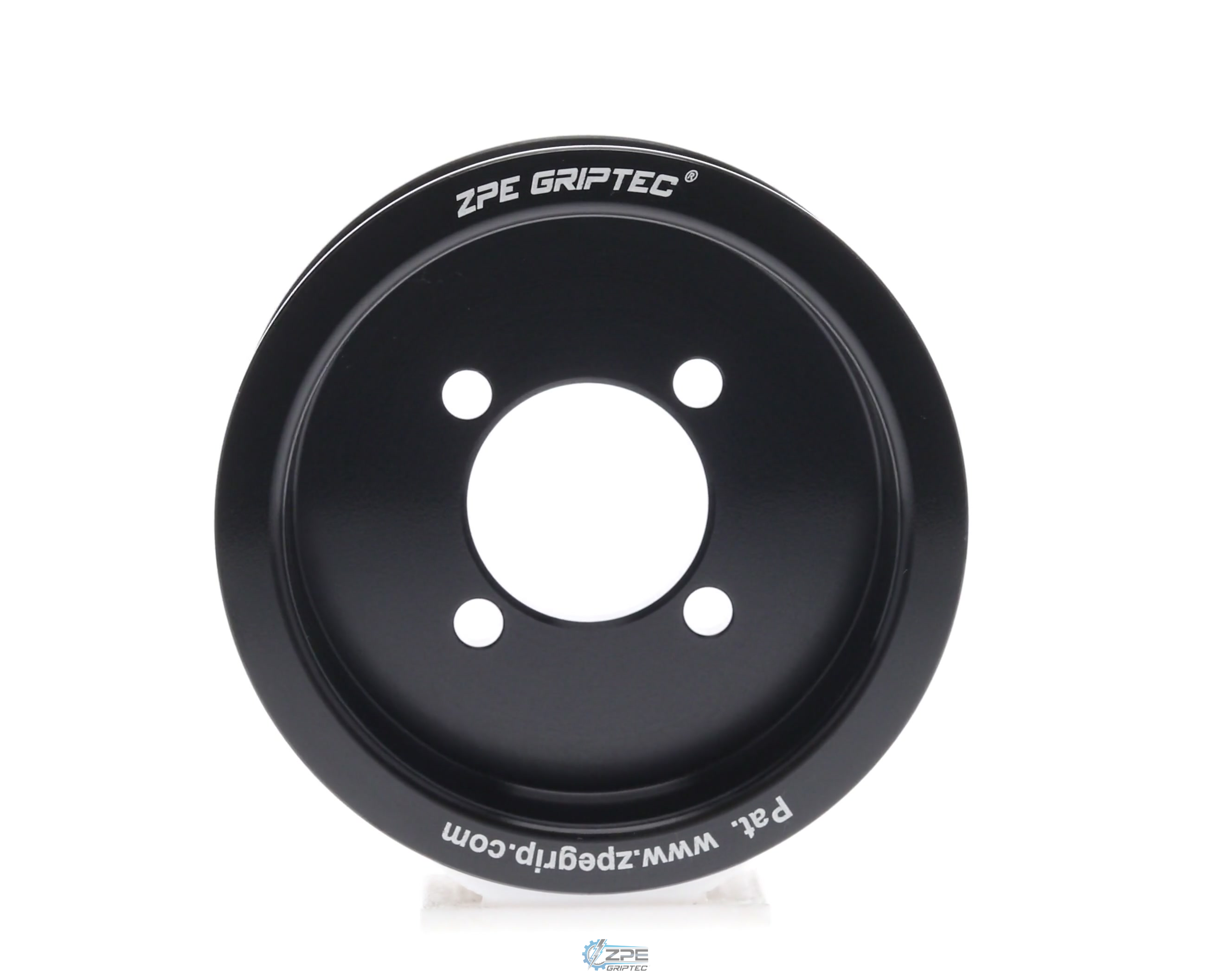 3.50" 6 Rib ZPE GripTec® 2pc Edelbrock TVS L3 Black Pulley Only