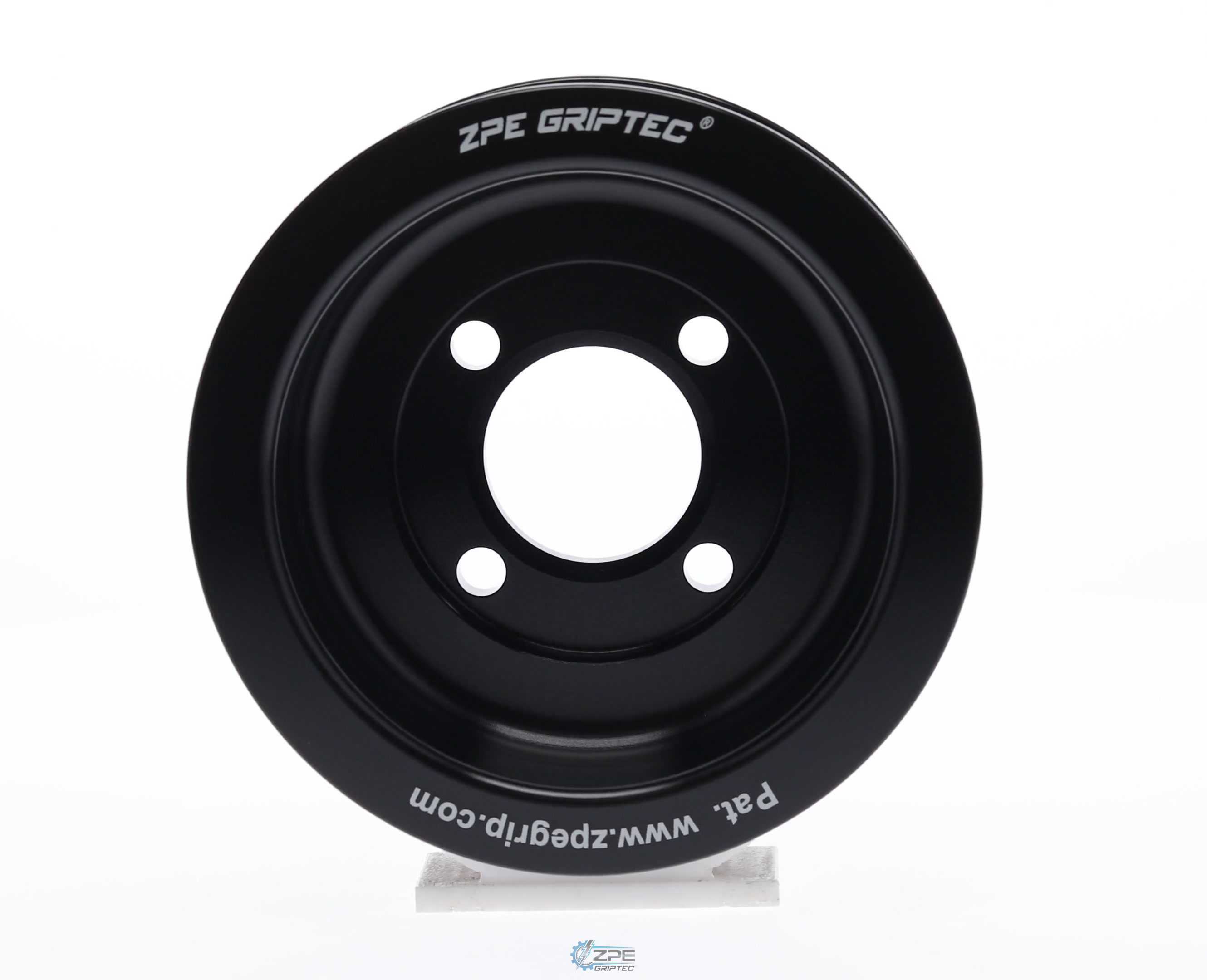 3.54" 8 Rib ZPE GripTec® 2pc Magnuson Heartbeat TVS L3 Black Pulley Only