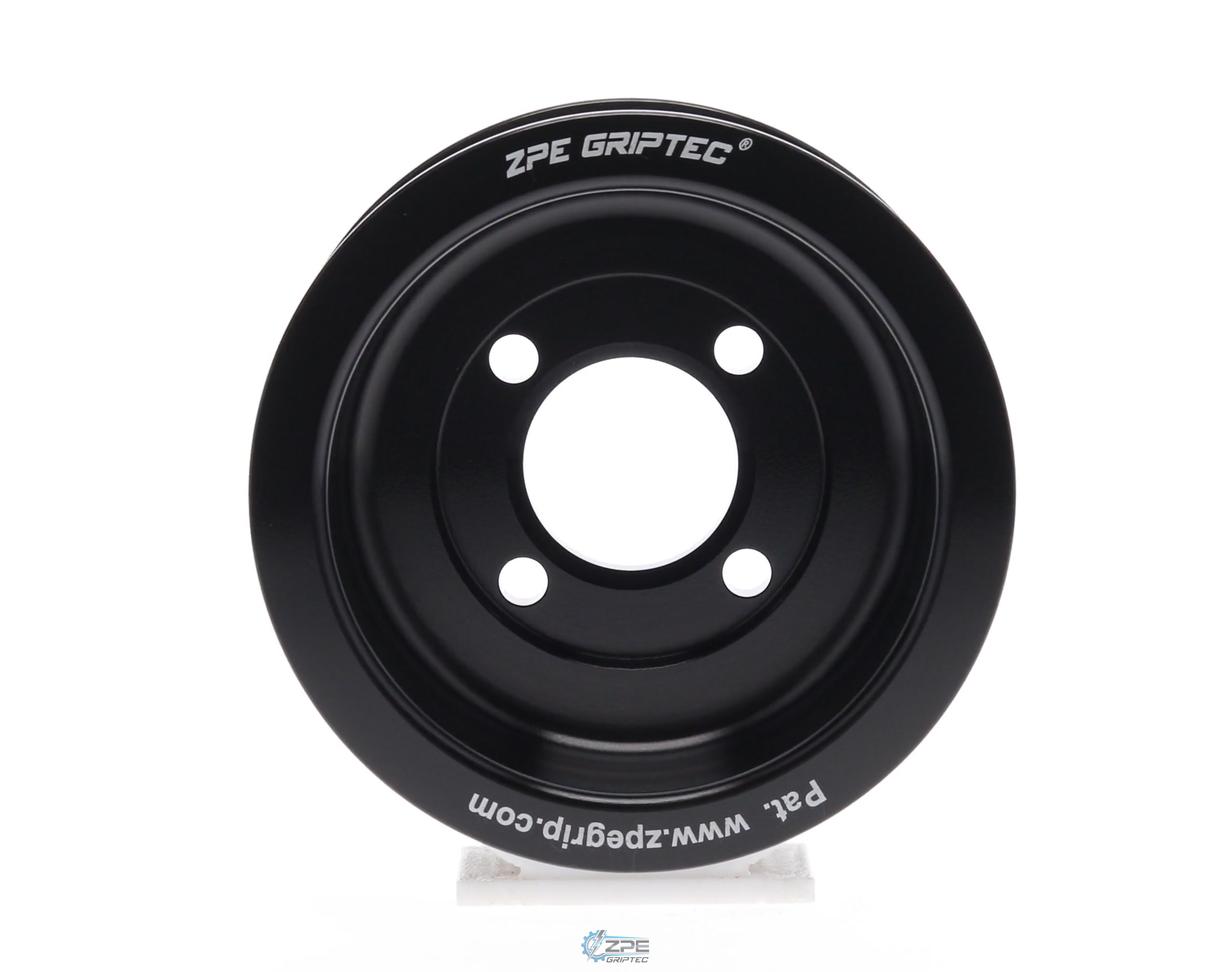88mm 8 Rib ZPE GripTec® 2pc Magnuson Heartbeat TVS L3 Black Pulley Only