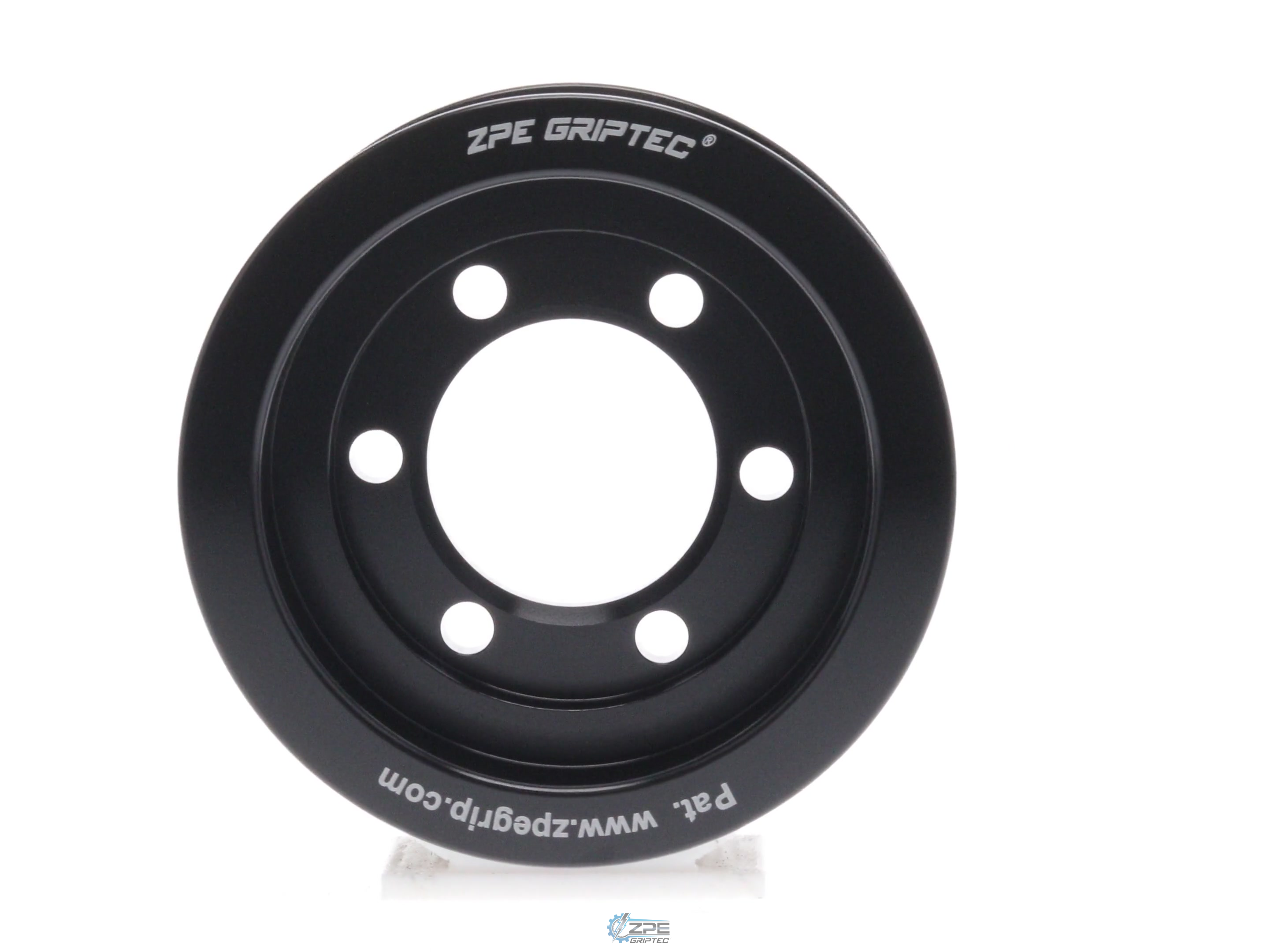 3.25" 8 Rib ZPE GripTec® 2pc Vortech YSi/JT/V3 L3 Black Pulley Only