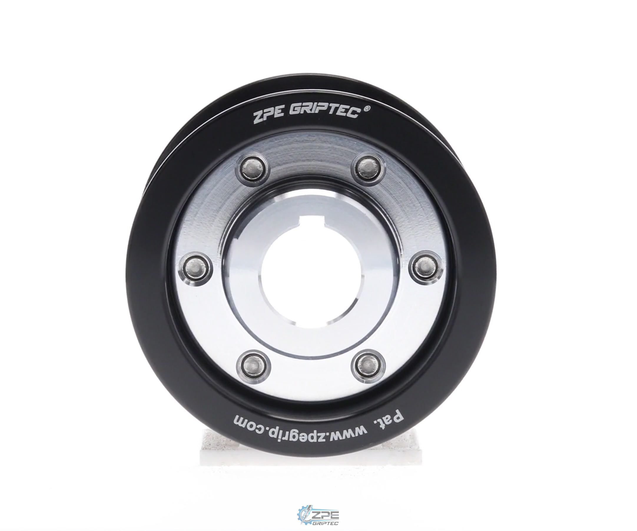 2.62" 10 Rib ZPE GripTec® 2pc Vortech YSi/JT/V3 L3 Black Pulley & Hub Kit