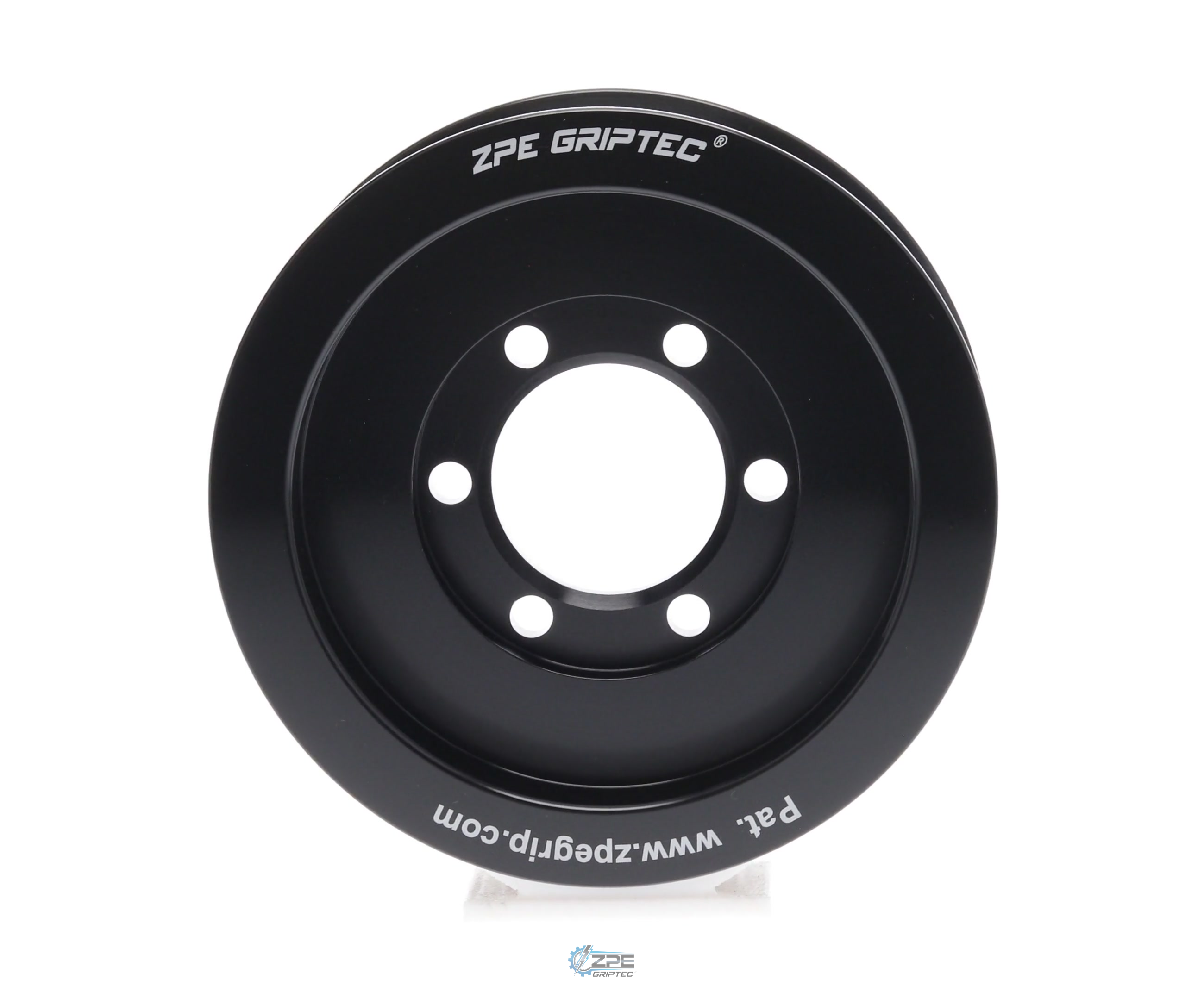 4.20" 8 Rib ZPE GripTec® 2pc Vortech YSi/JT/V3 L3 Black Pulley Only