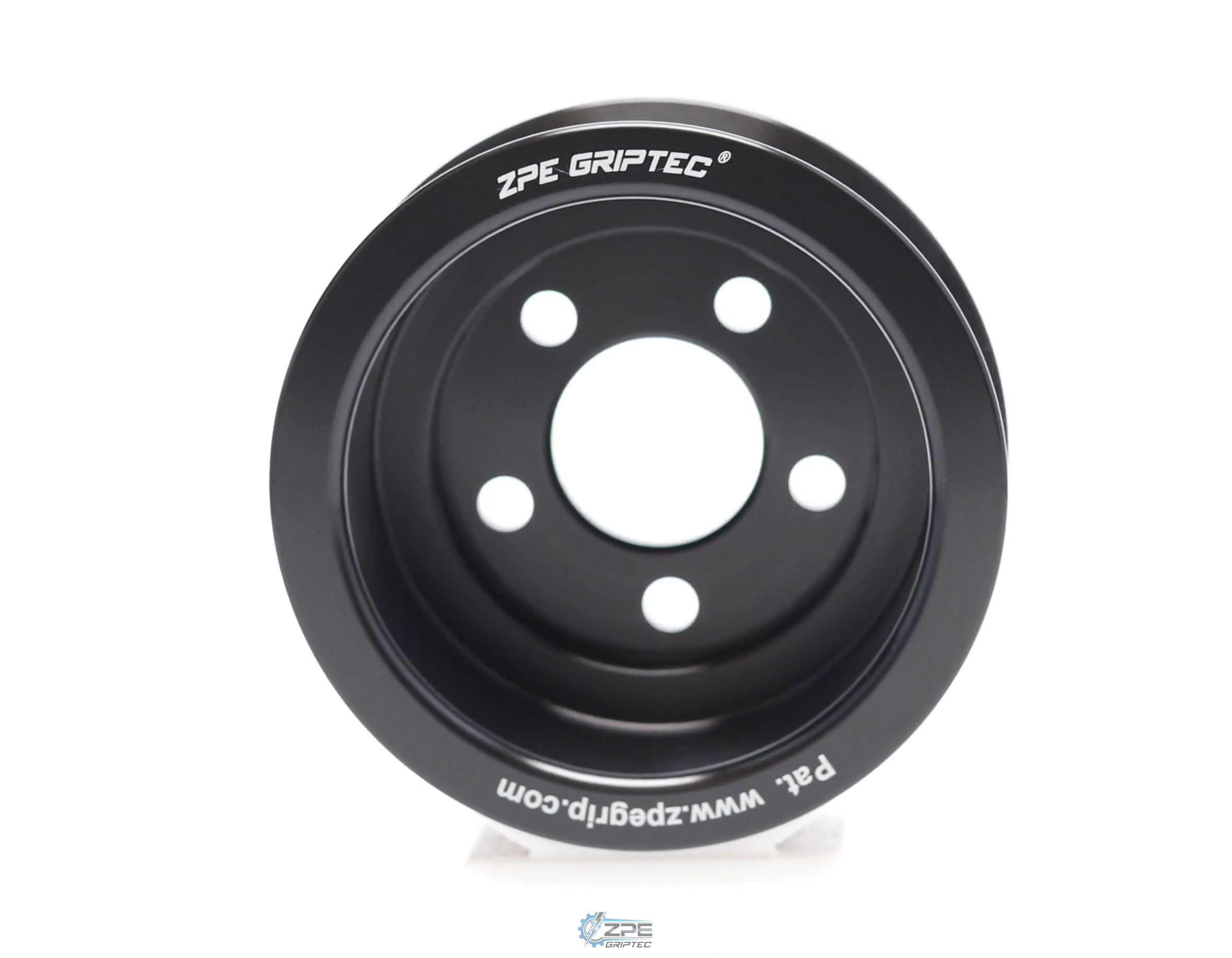3.10" 6 Rib ZPE GripTec® 2pc FMS Ford-Roush TVS R2650 L3 Black Pulley Only