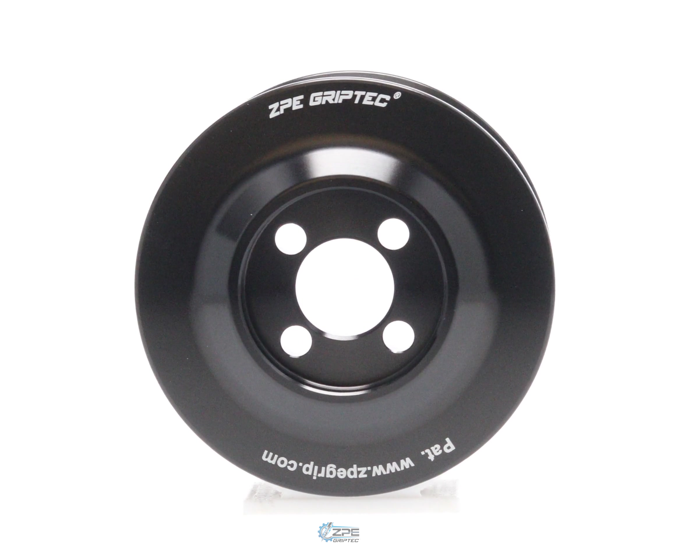 3.125" 8 Rib ZPE GripTec® Whipple Standard L3 Black Pulley