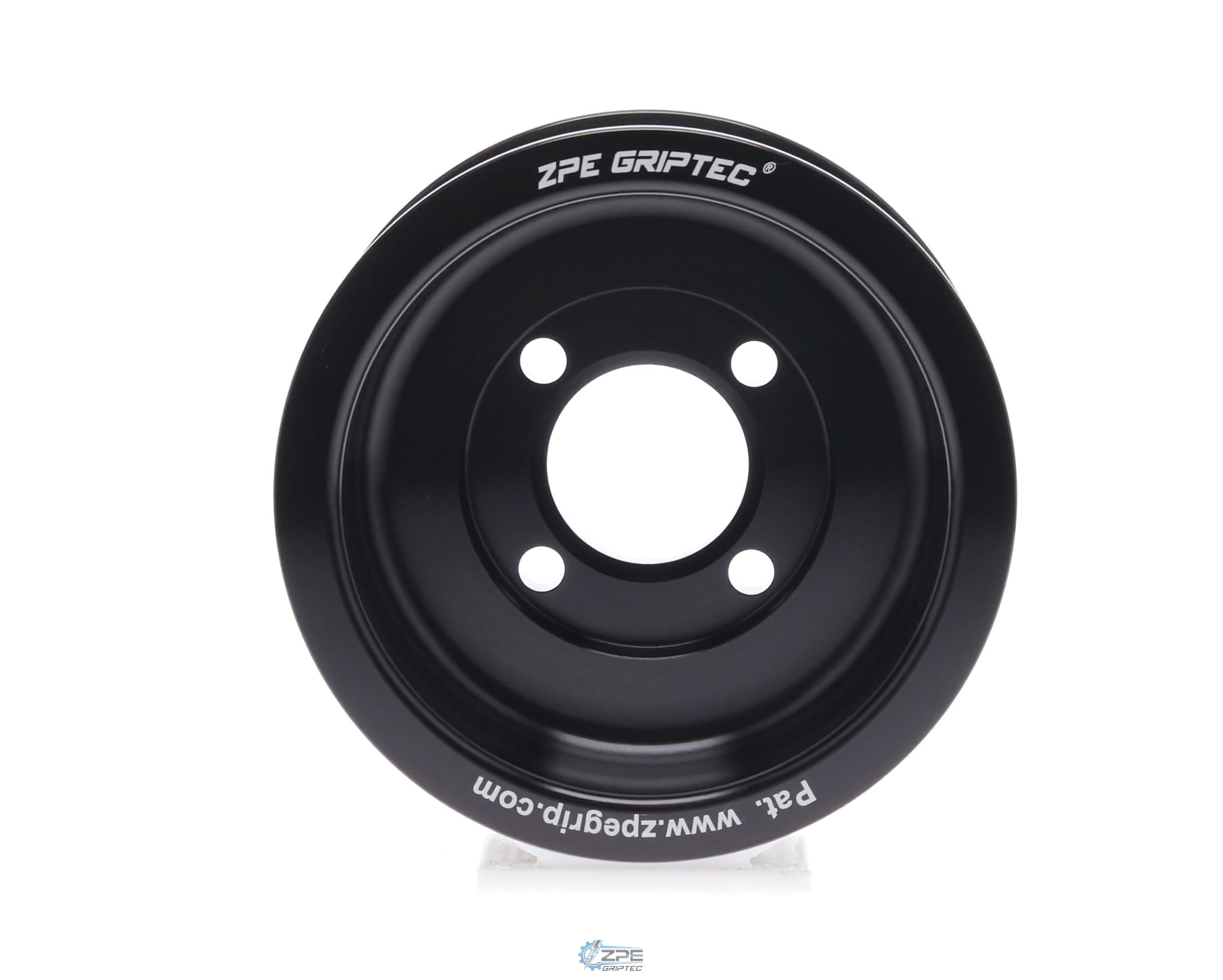 3.60" 8 Rib ZPE GripTec® 2pc Magnuson Heartbeat TVS L3 Black Pulley Only