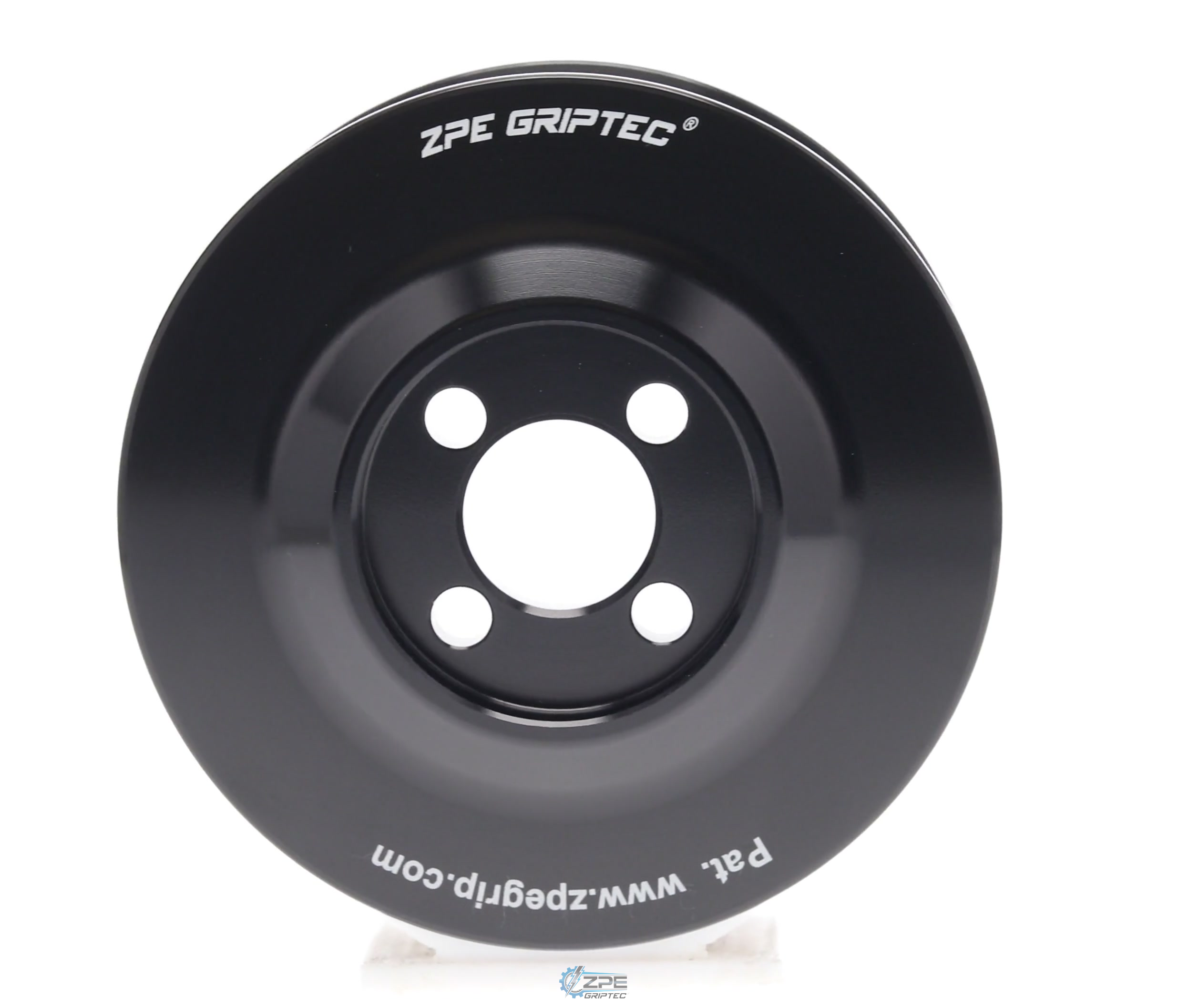 3.375" 6 Rib ZPE GripTec® Whipple Standard L3V-A Black Pulley
