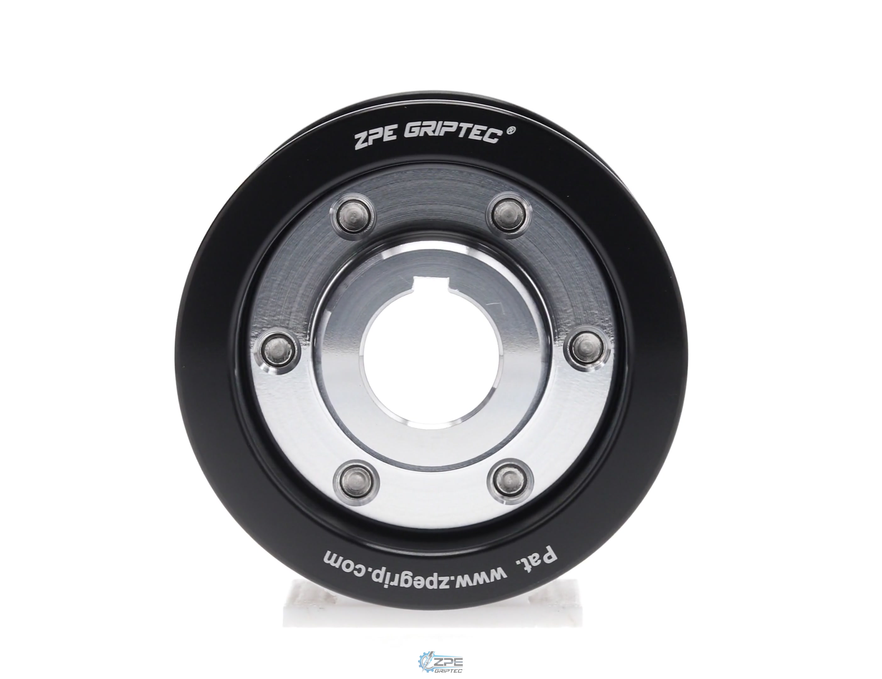 2.70" 8 Rib ZPE GripTec® 2pc Vortech YSi/JT/V3 L3 Black Pulley & Hub Kit
