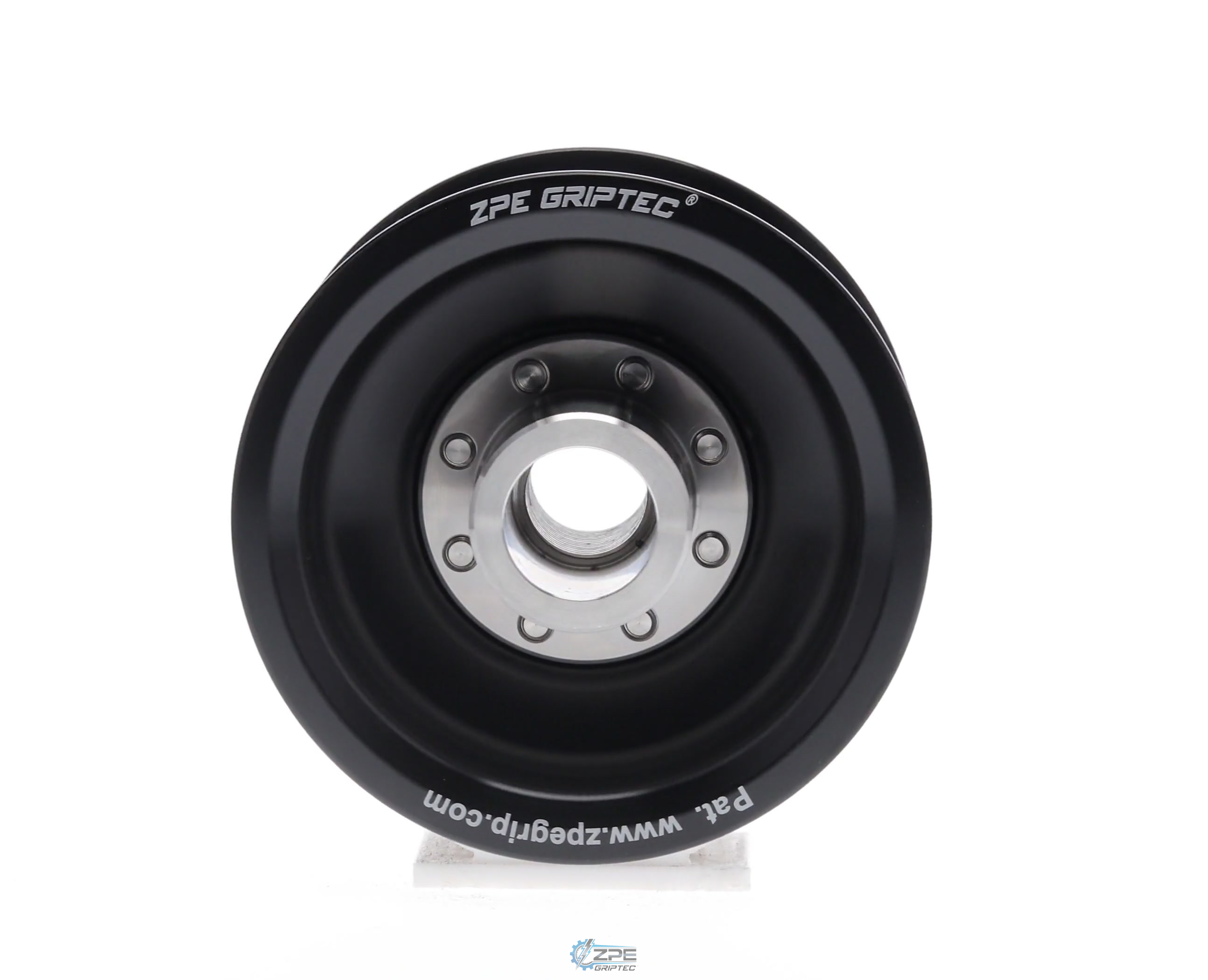 3.35" 10 Rib ZPE GripTec® 2pc HellCat L2V Black Pulley & Hub Kit
