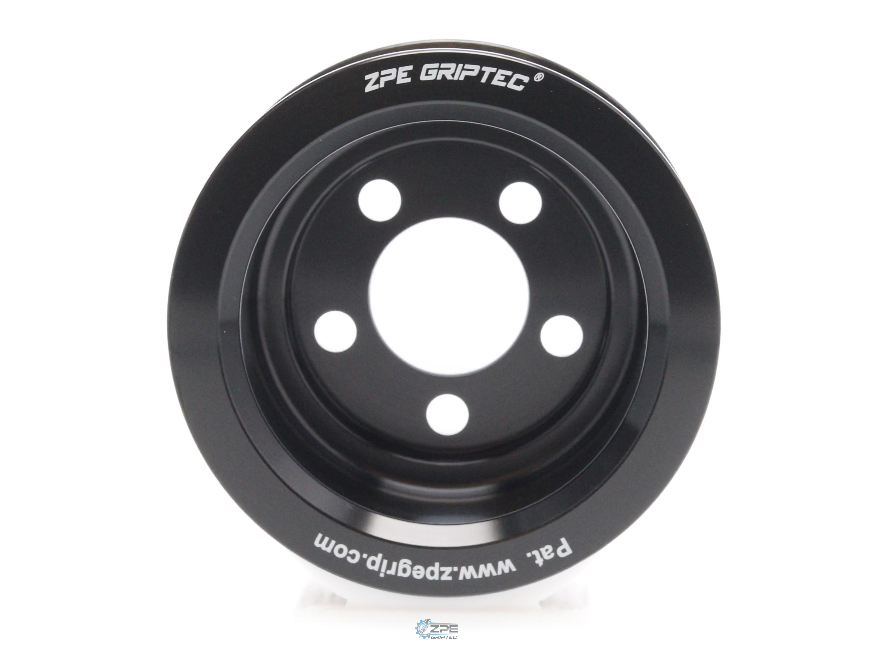 3.00" 6 Rib ZPE GripTec® Whipple 5 Bolt L3V-A Black Pulley Only