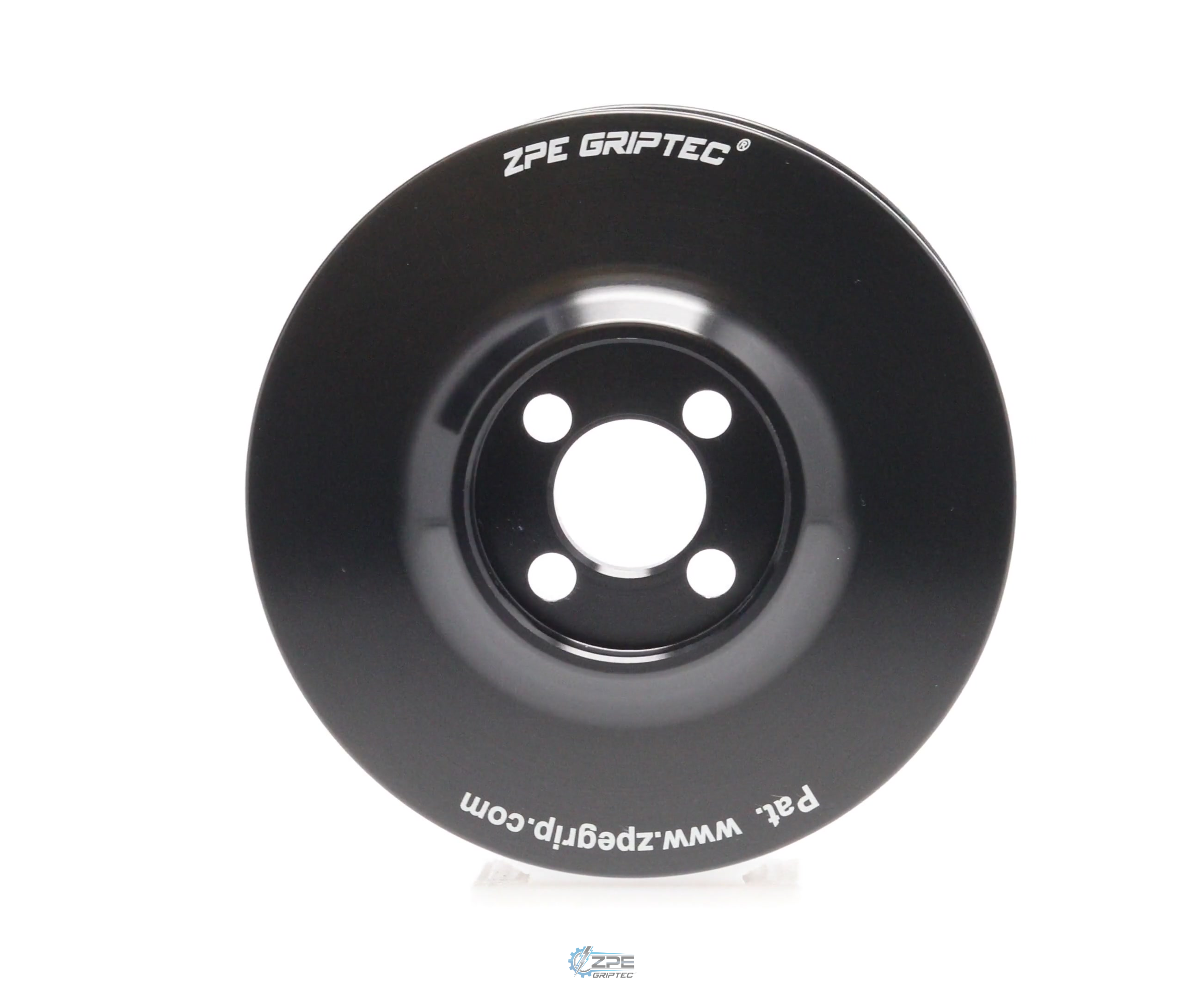 3.75" 10 Rib ZPE GripTec® Whipple Standard L3 Black Pulley