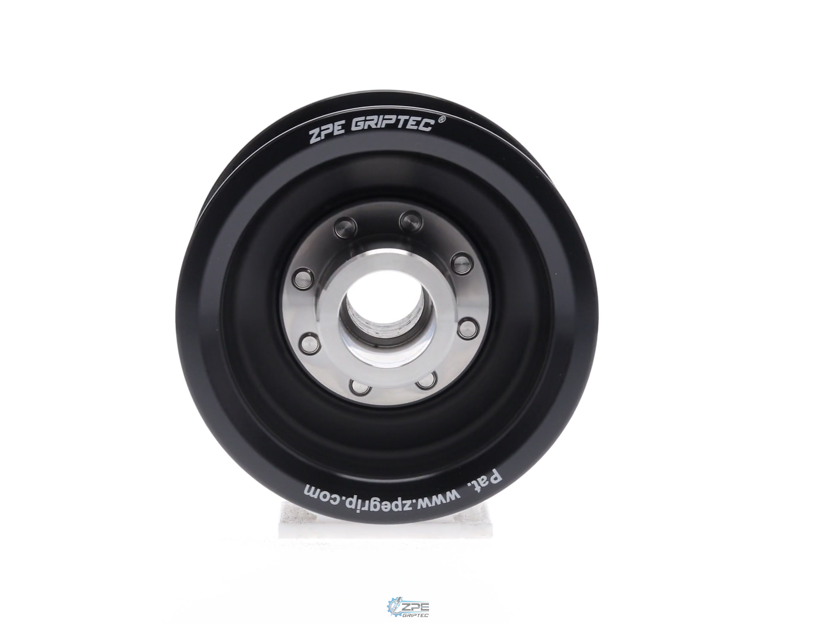 3.17" 10 Rib ZPE GripTec® 2pc HellCat L2V Black Pulley & Hub Kit