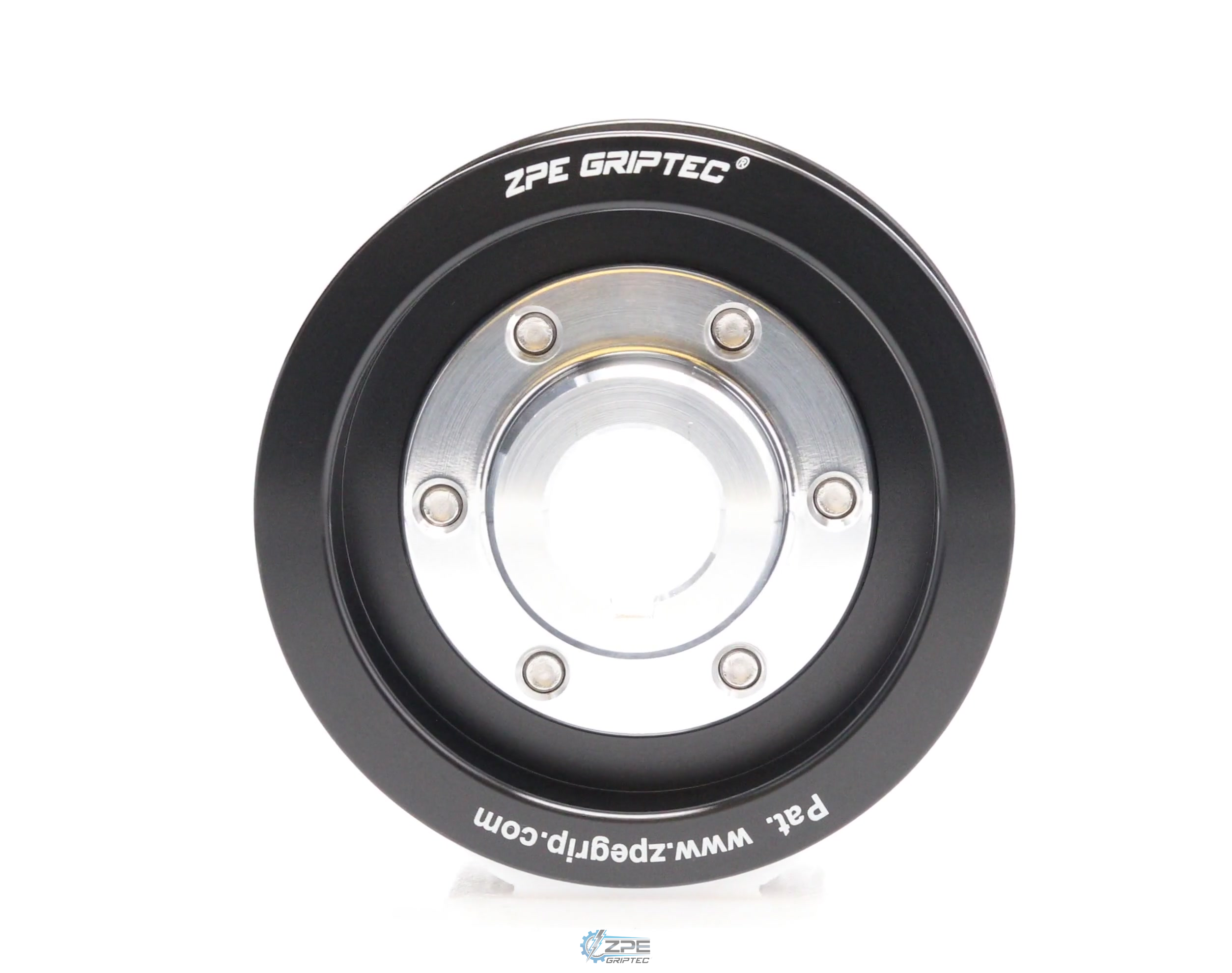 3.20" 6 Rib ZPE GripTec® 2pc Vortech YSi/JT/V3 L3 Black Pulley & Hub Kit
