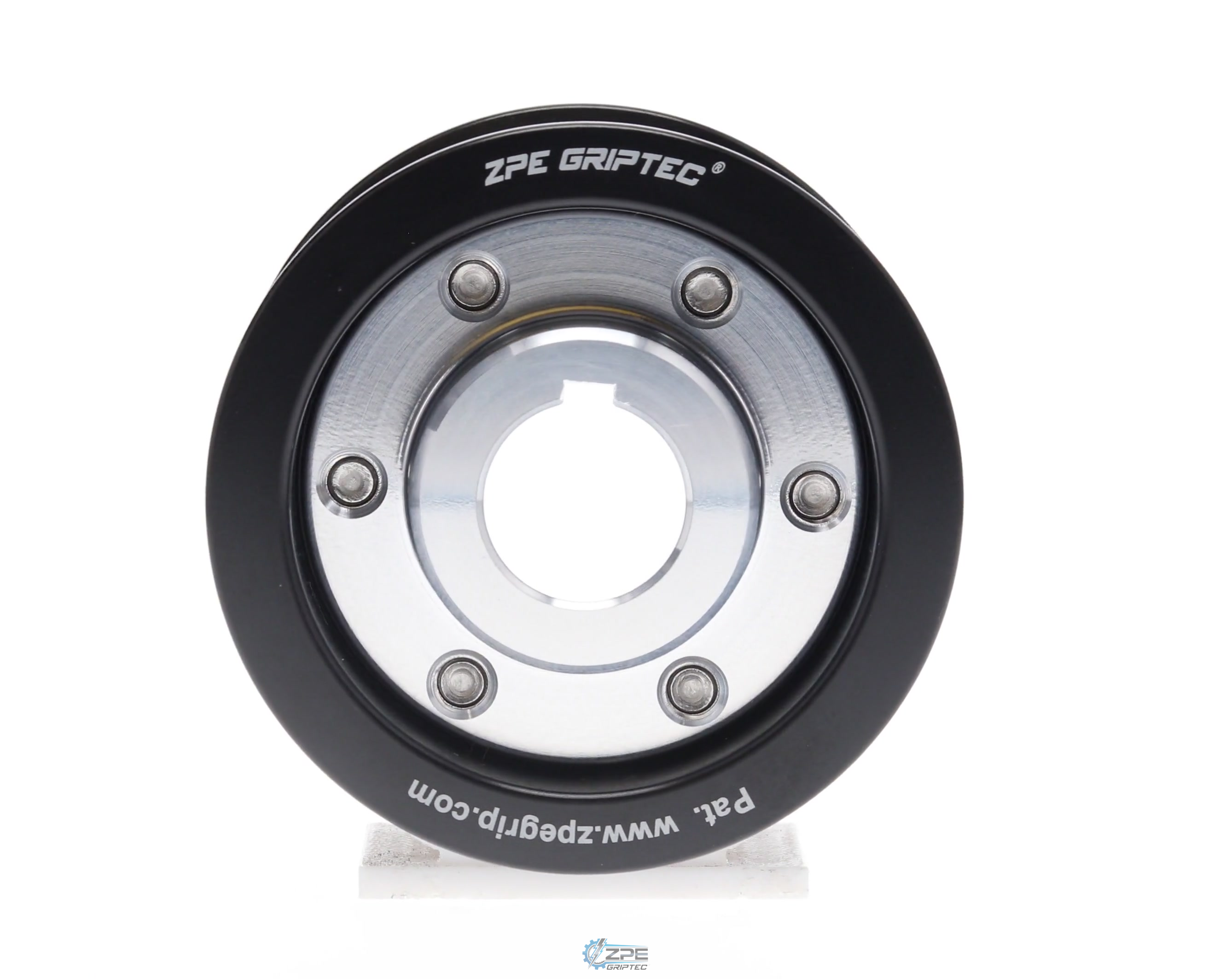 2.65" 8 Rib ZPE GripTec® 2pc Vortech YSi/JT/V3 L3 Black Pulley & Hub Kit