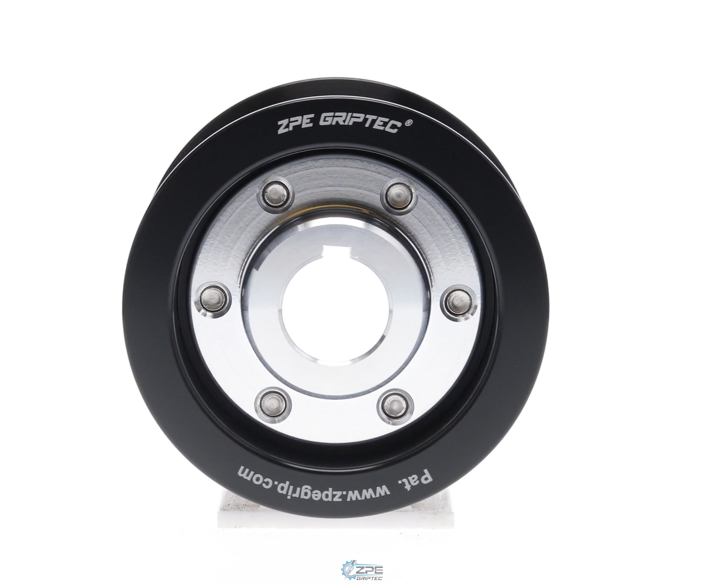 2.85" 10 Rib ZPE GripTec® 2pc Vortech YSi/JT/V3 L3 Black Pulley & Hub Kit