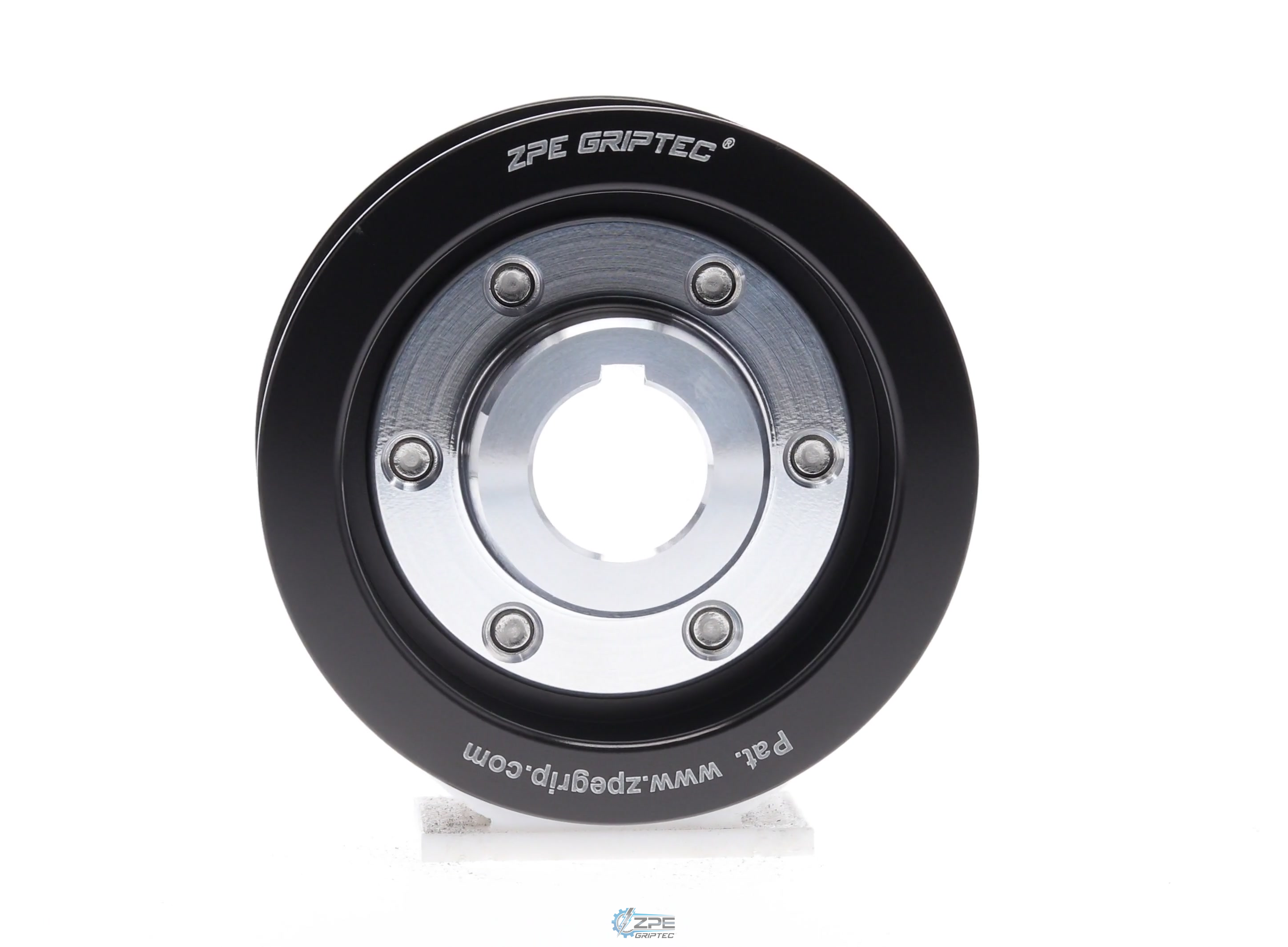 2.95" 6 Rib ZPE GripTec® 2pc Vortech YSi/JT/V3 L3 Black Pulley & Hub Kit