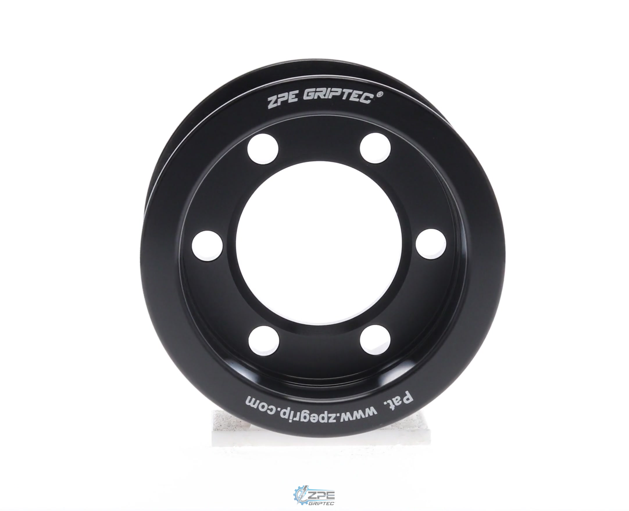 2.62" 10 Rib ZPE GripTec® 2pc Vortech YSi/JT/V3 L3 Black Pulley Only