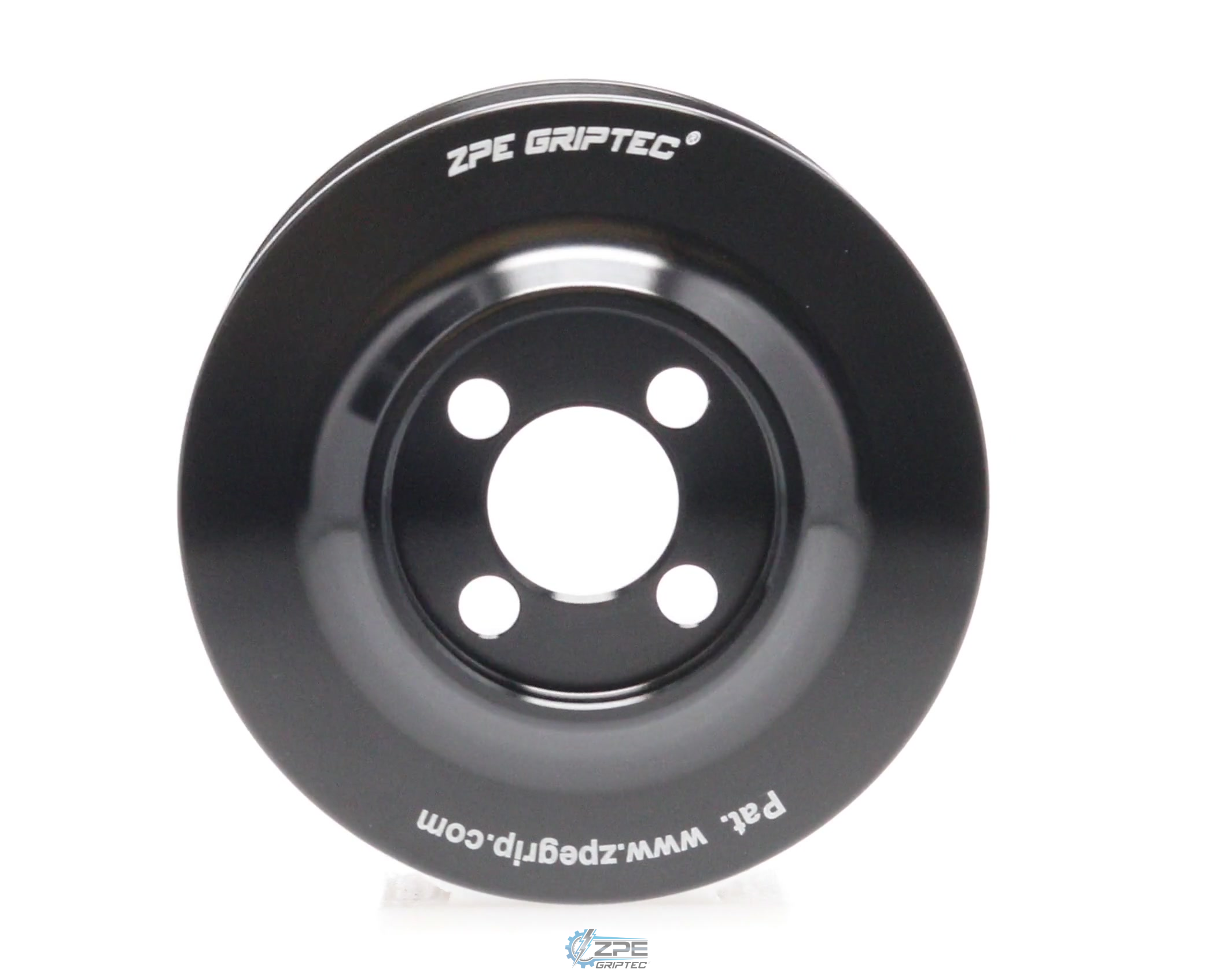 3.125" 10 Rib ZPE GripTec® Whipple Standard L3 Black Pulley