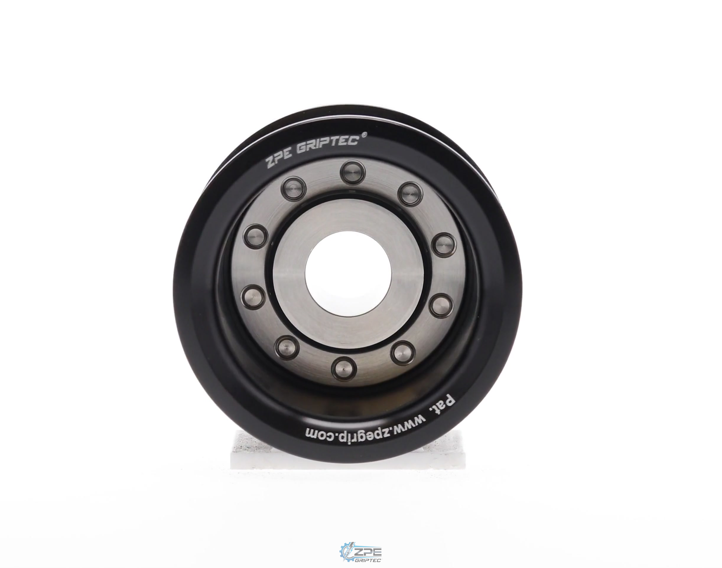 2.30" 8 Rib ZPE GripTec® 2pc MKII LSA L3V Black Pulley & Hub Kit