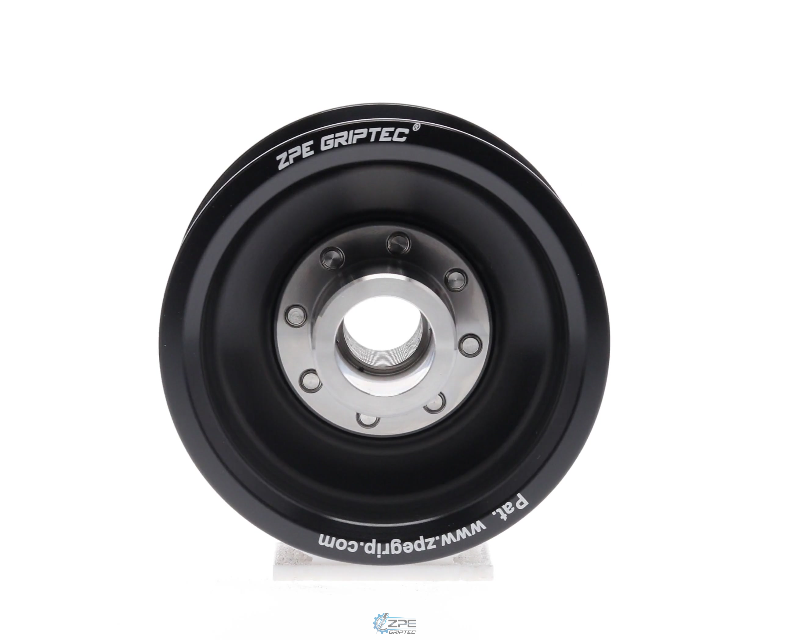 3.30" 10 Rib ZPE GripTec® 2pc HellCat L2V Black Pulley & Hub Kit
