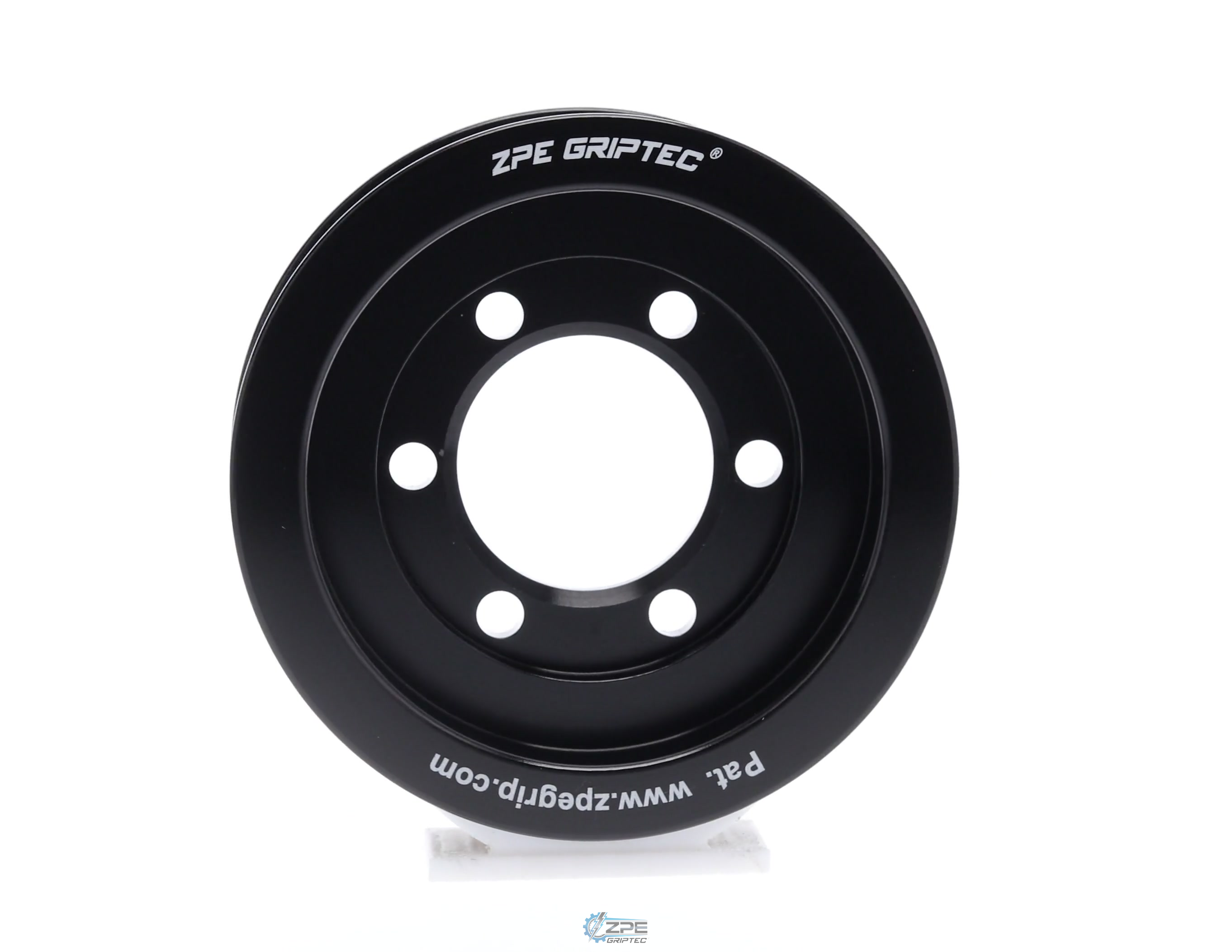 3.48" 6 Rib ZPE GripTec® 2pc Vortech YSi/JT/V3 L3 Black Pulley Only