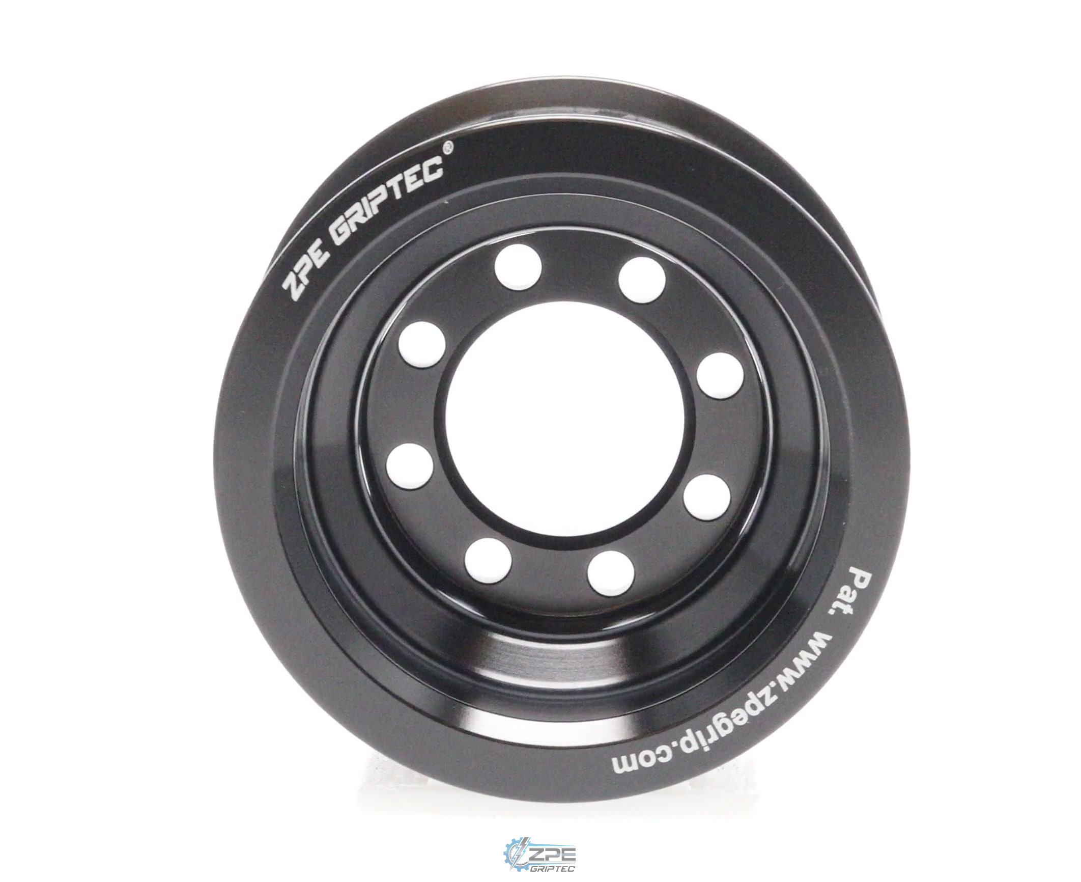 2.70" 10 Rib ZPE GripTec® 2pc HellCat L2V Black Pulley Only