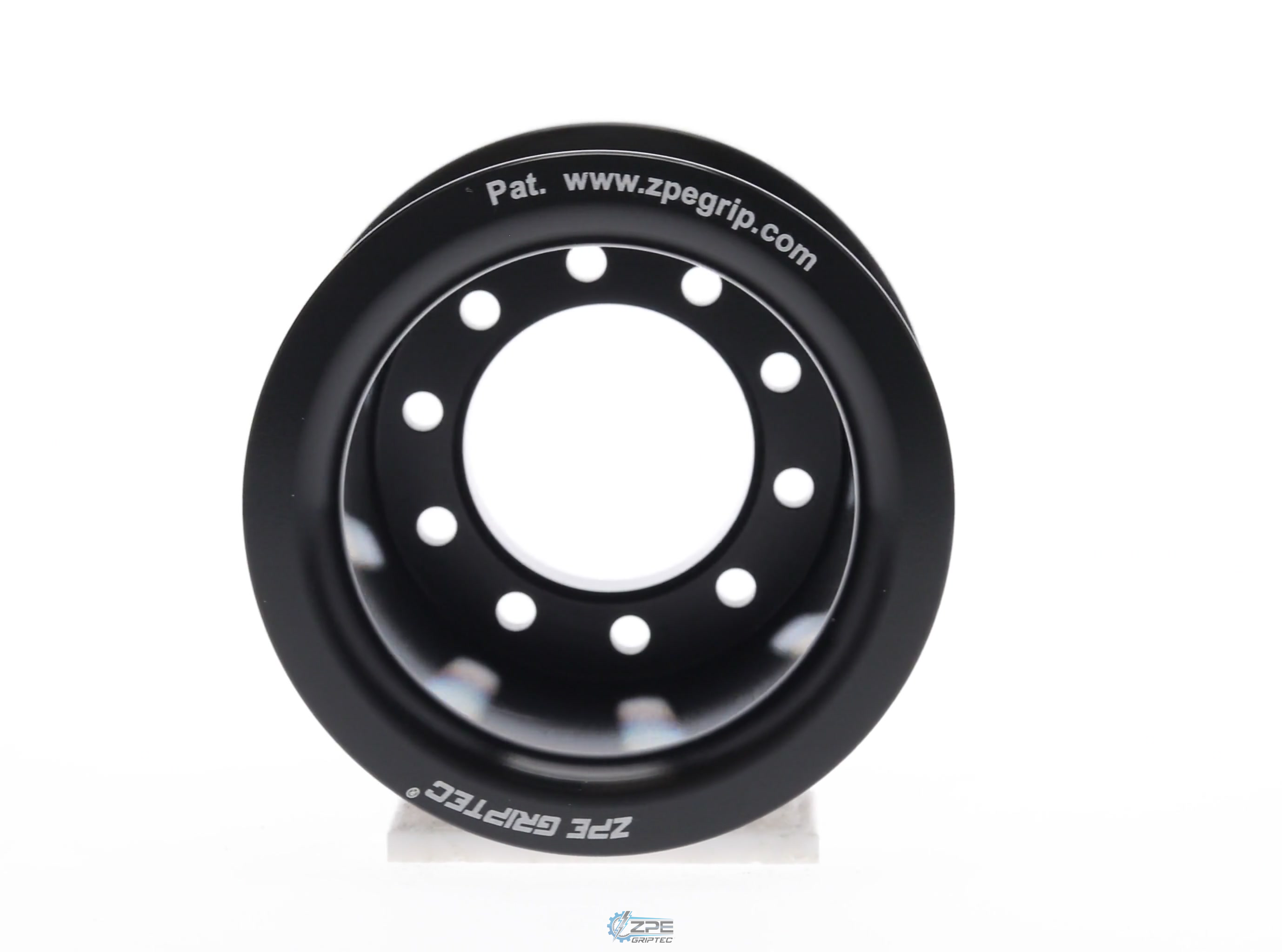 2.55" 11 Rib ZPE GripTec® 2pc LPE LS9 L2 Black Pulley Only
