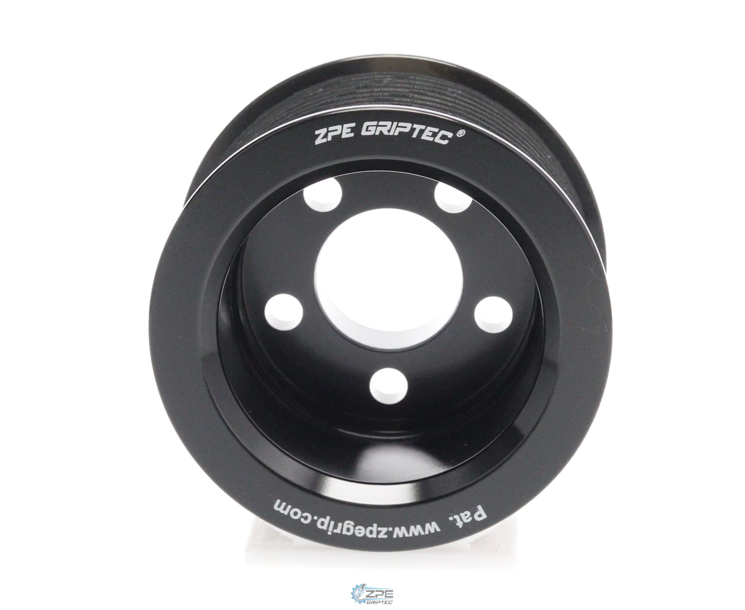 2.70" 10 Rib ZPE GripTec® Whipple 5 Bolt L3V-A Black Pulley Only