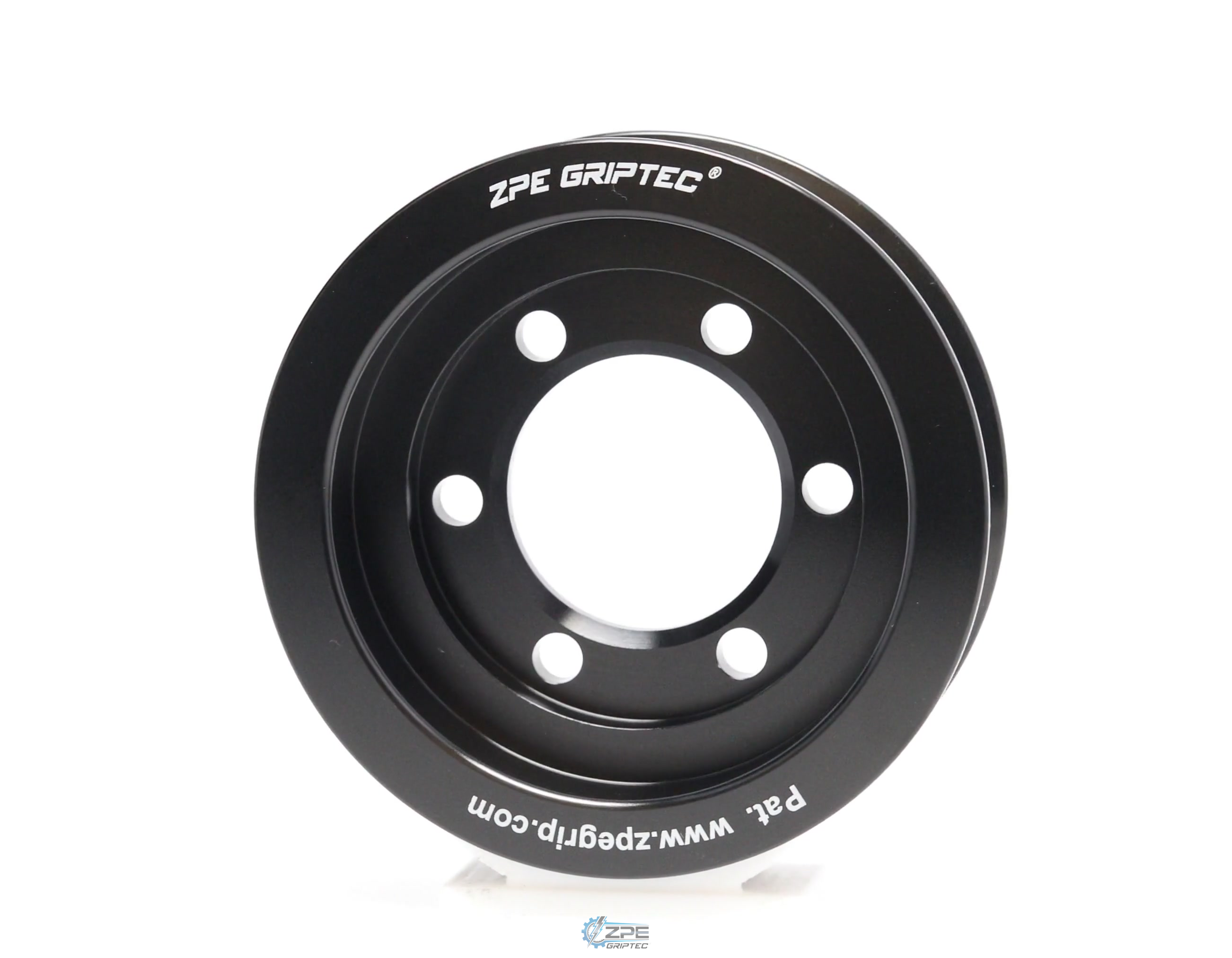 3.25" 6 Rib ZPE GripTec® 2pc Vortech YSi/JT/V3 L3 Black Pulley Only