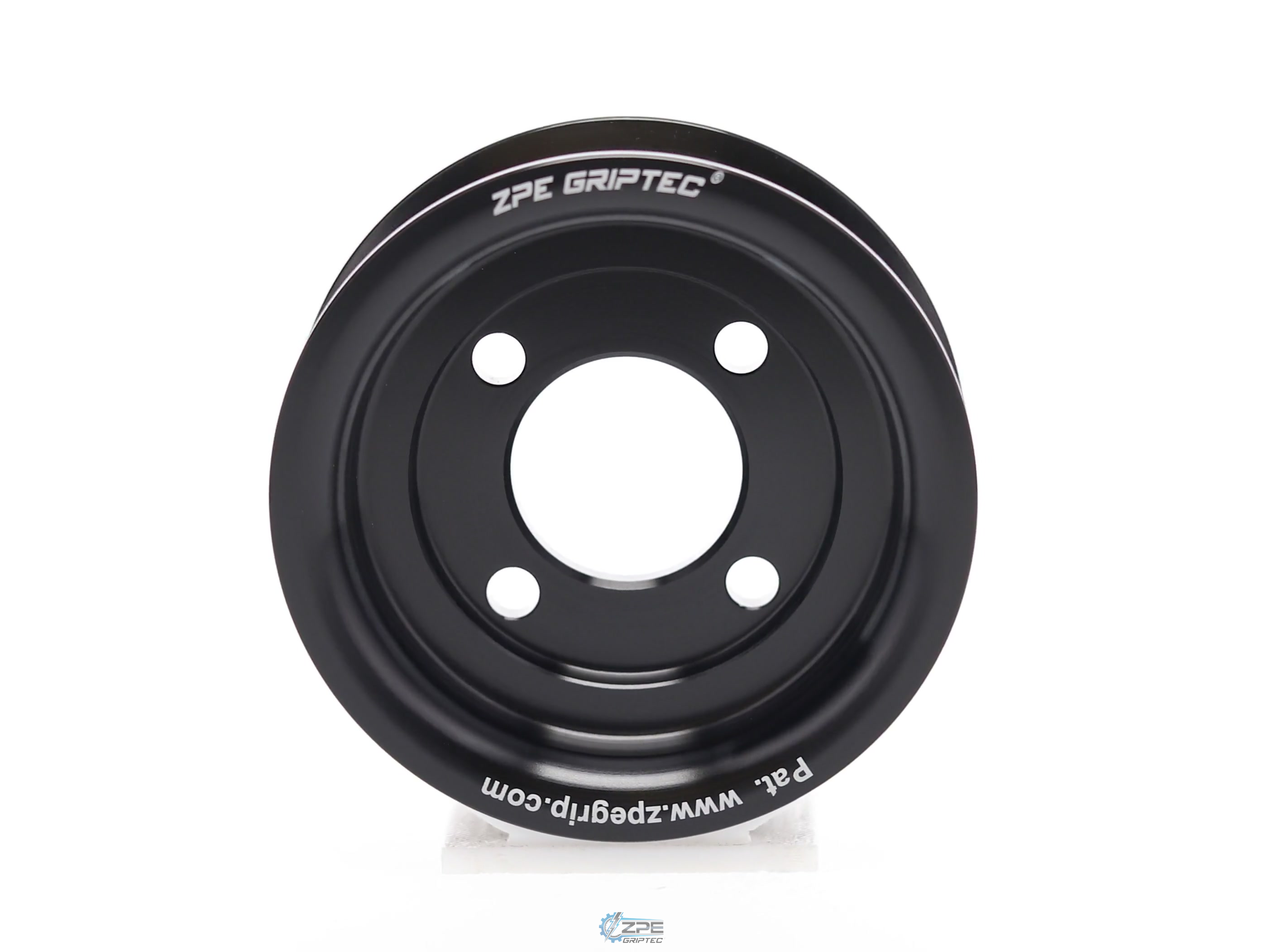 3.00" 6 Rib ZPE GripTec® 2pc Magnuson TVS L3 Black Pulley Only