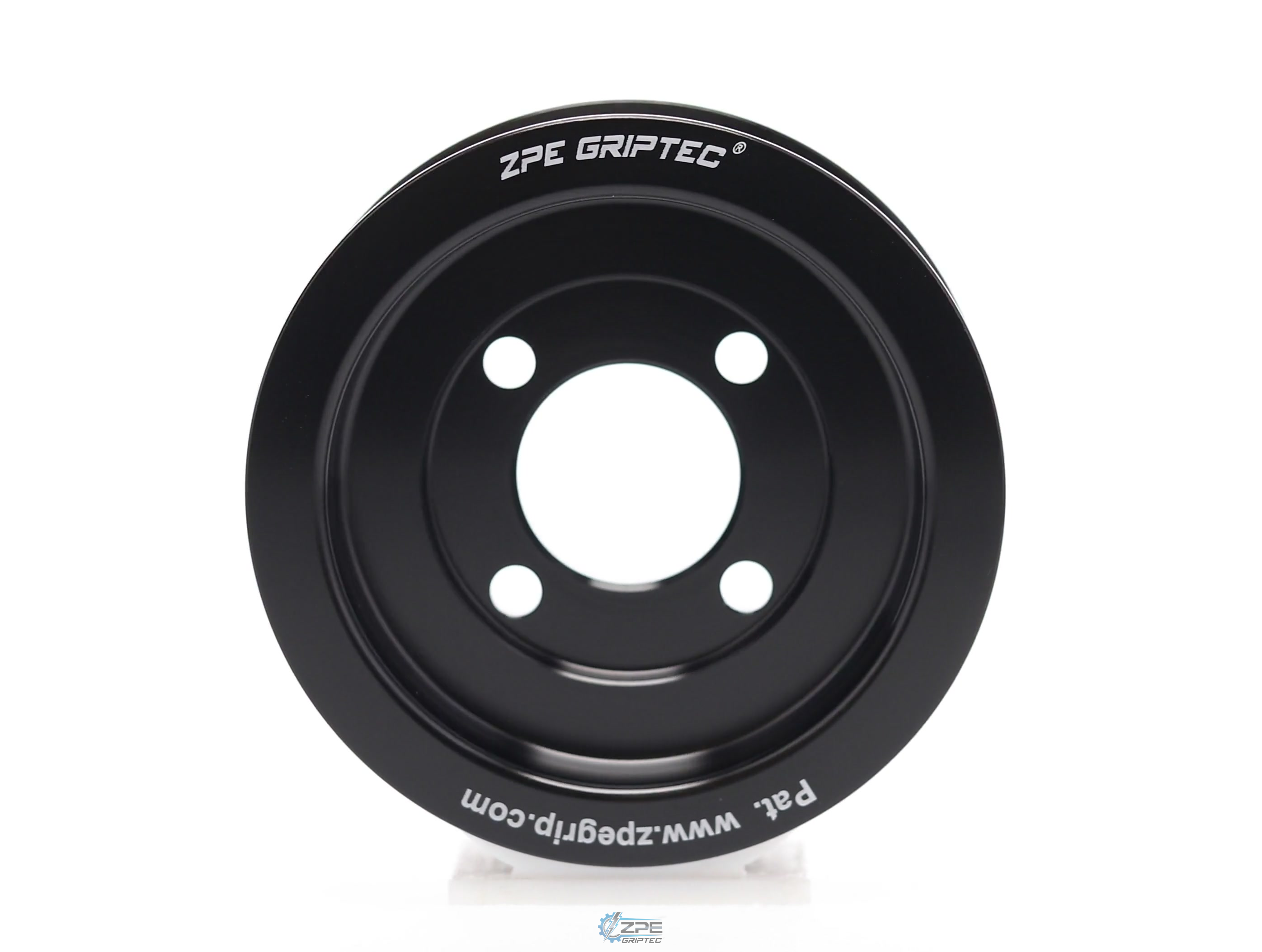 3.40" 6 Rib ZPE GripTec® 2pc Magnuson TVS L3 Black Pulley Only