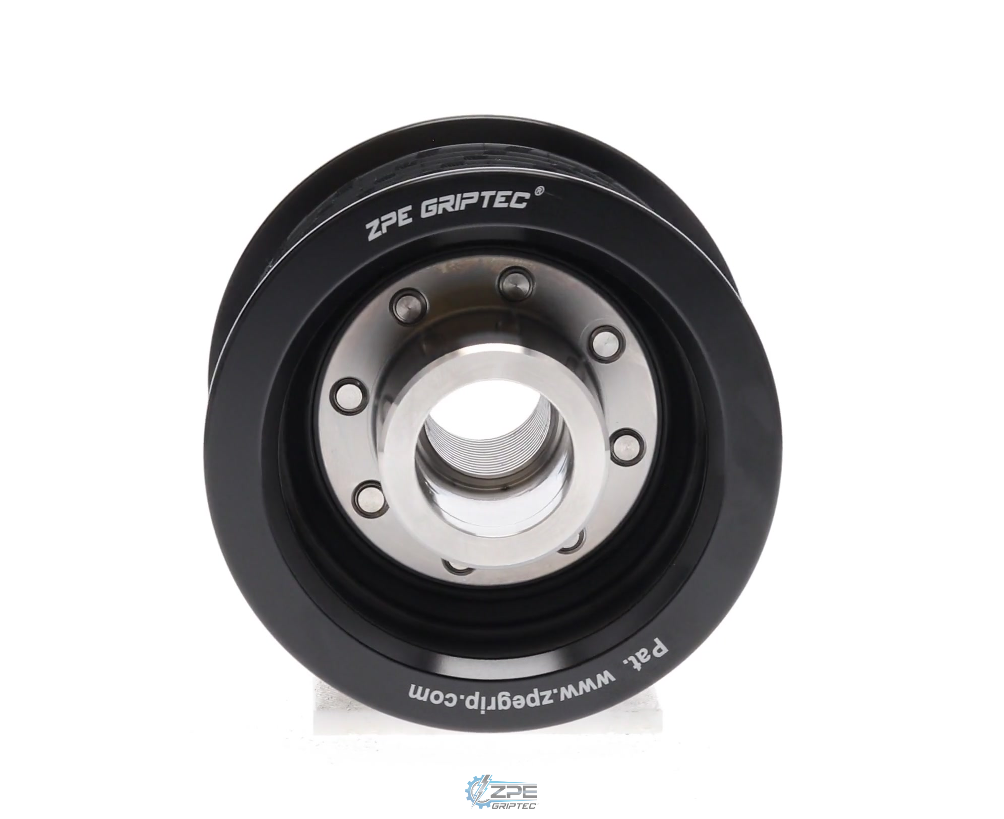 2.60" 10 Rib ZPE GripTec® 2pc HellCat L2V Black Pulley & Hub Kit