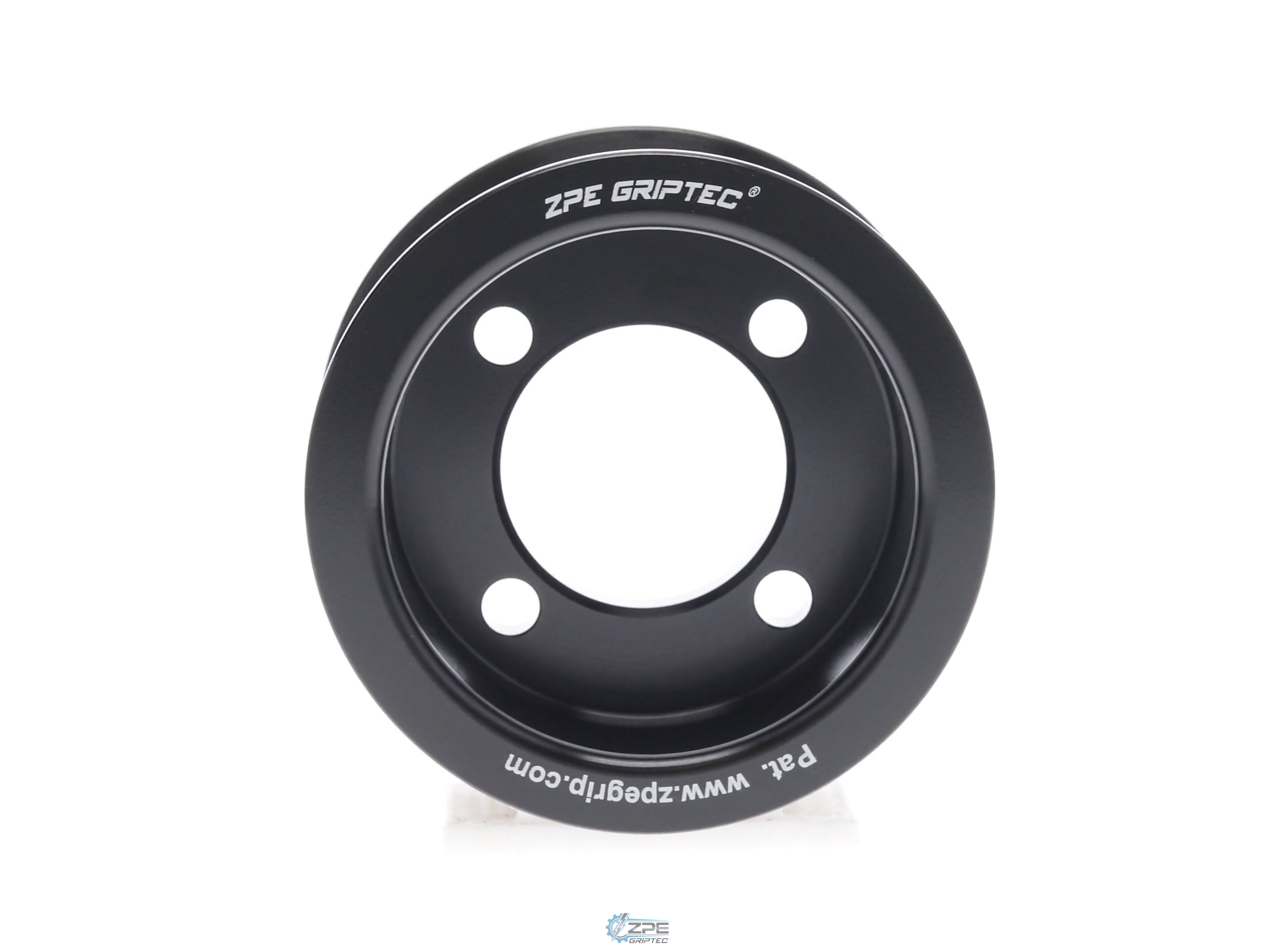 2.60" 8 Rib ZPE GripTec® 2pc Edelbrock TVS L3 Black Pulley Only