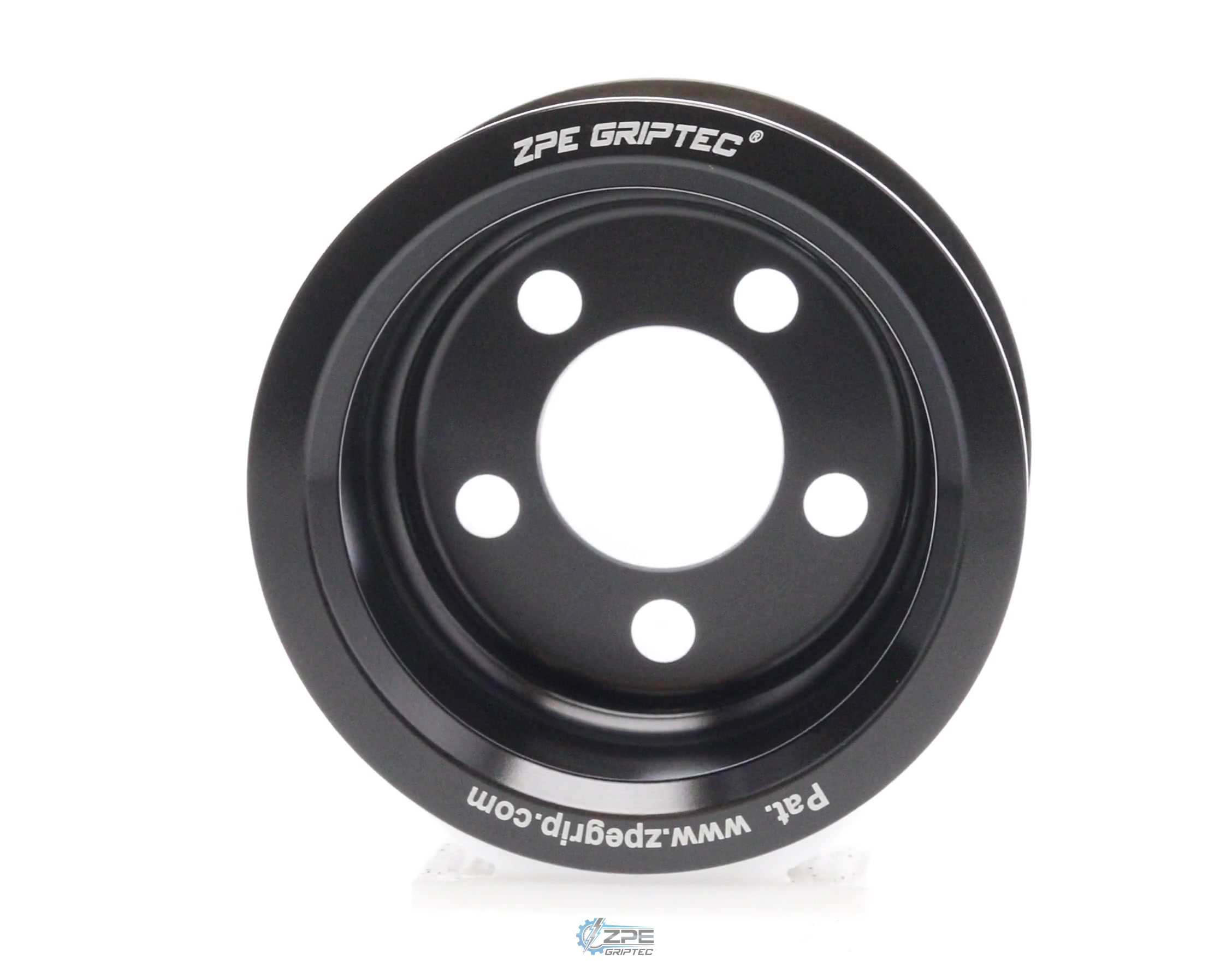 2.75" 8 Rib ZPE GripTec® Whipple 5 Bolt L3V-A Black Pulley Only