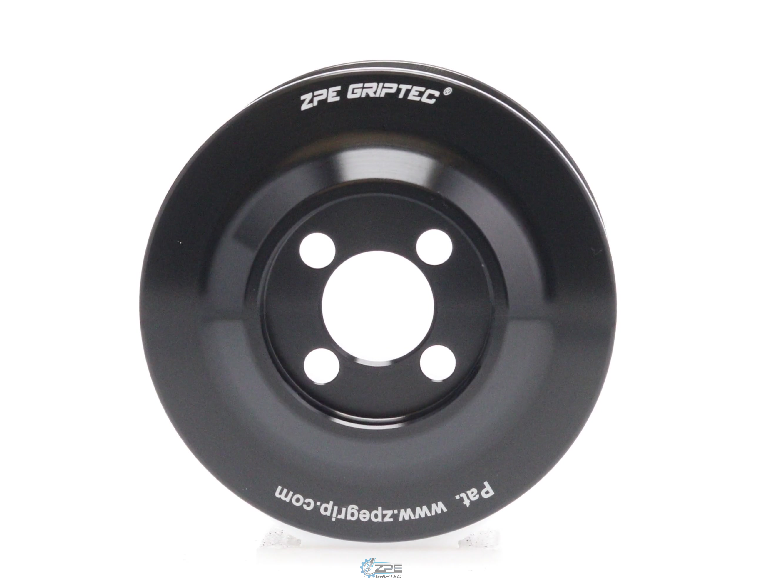 3.125" 6 Rib ZPE GripTec® Whipple Standard L3 Black Pulley