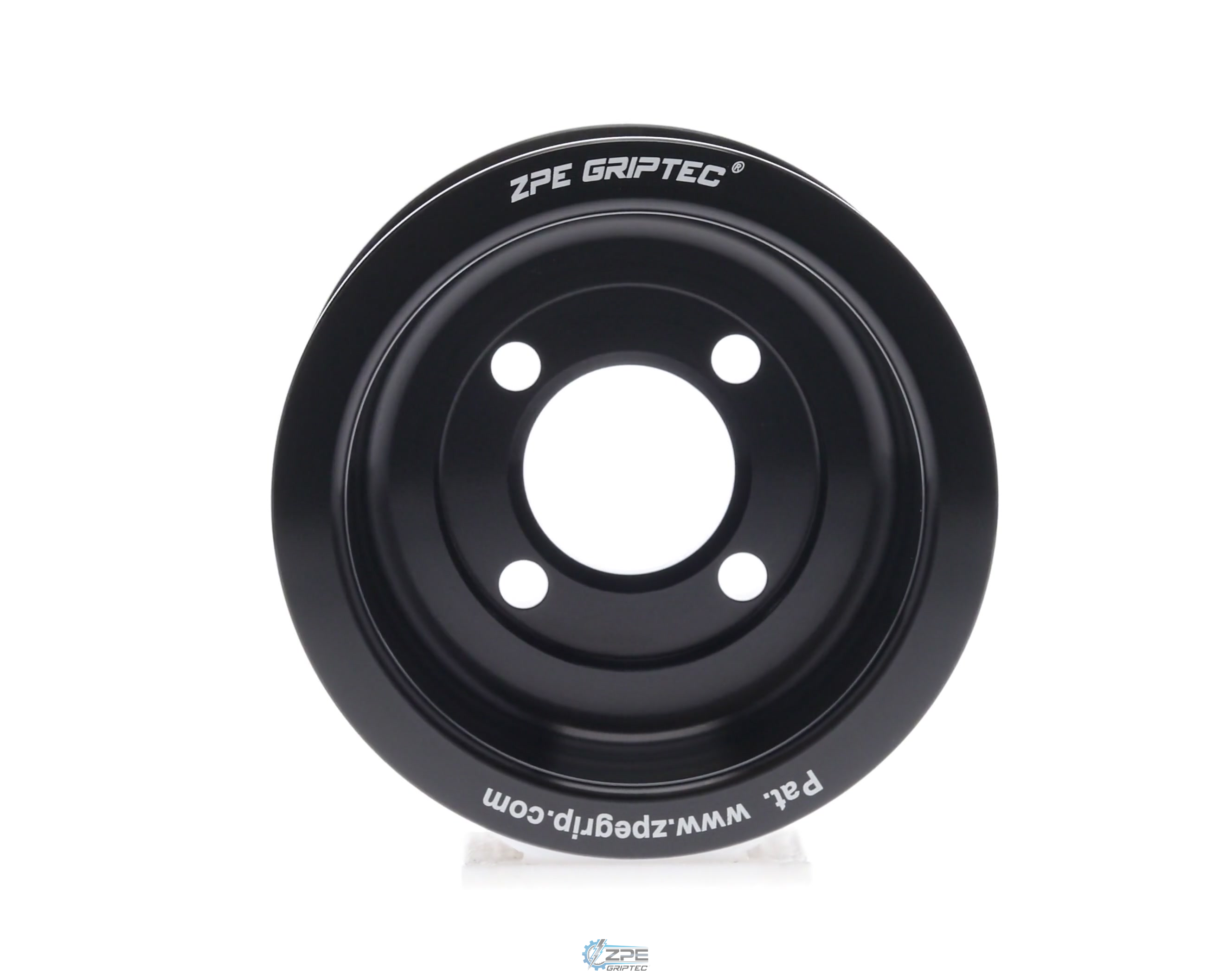 85mm 8 Rib ZPE GripTec® 2pc Magnuson Heartbeat TVS L3 Black Pulley Only