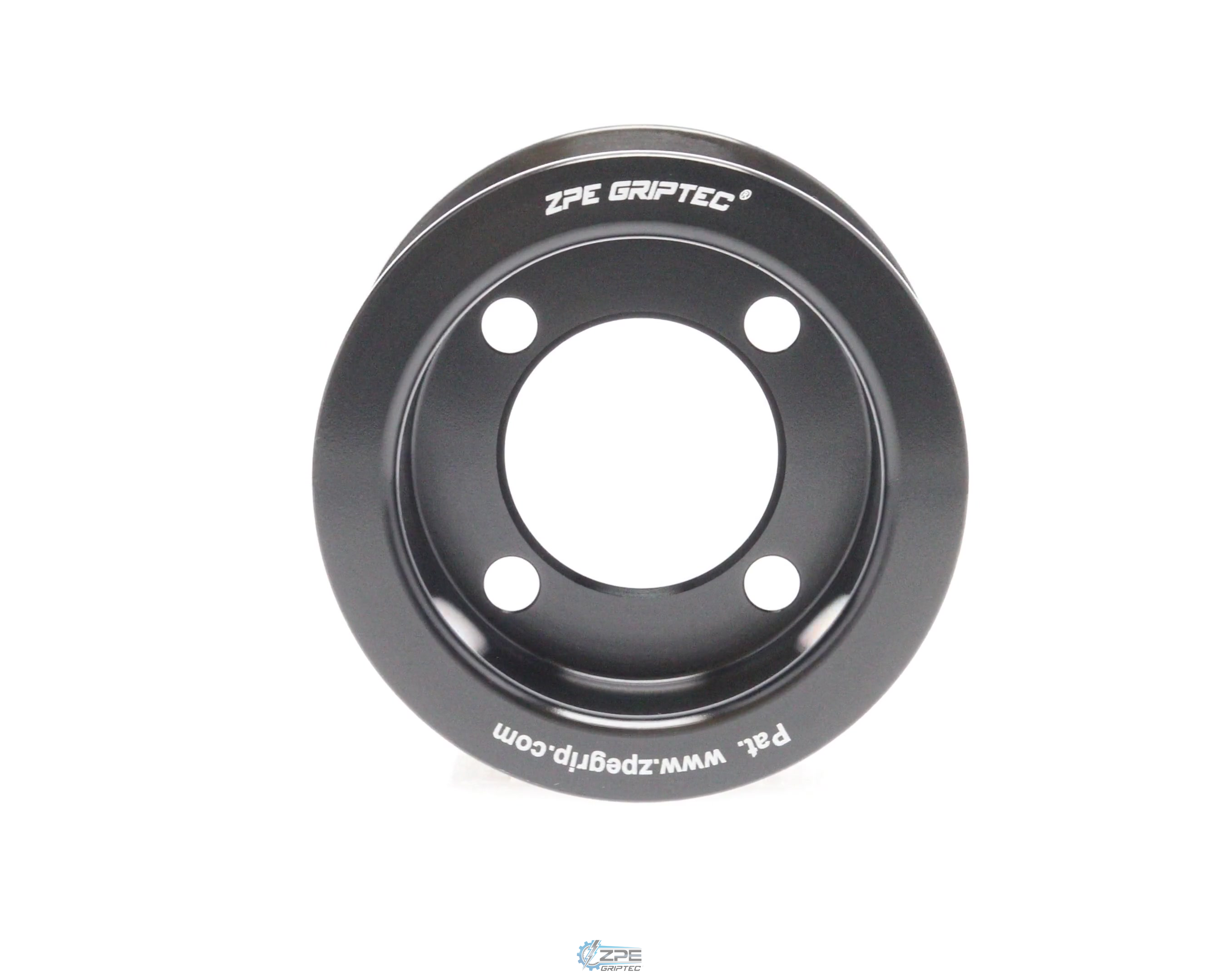 2.60" 10 Rib ZPE GripTec® 2pc Edelbrock TVS L3 Black Pulley Only