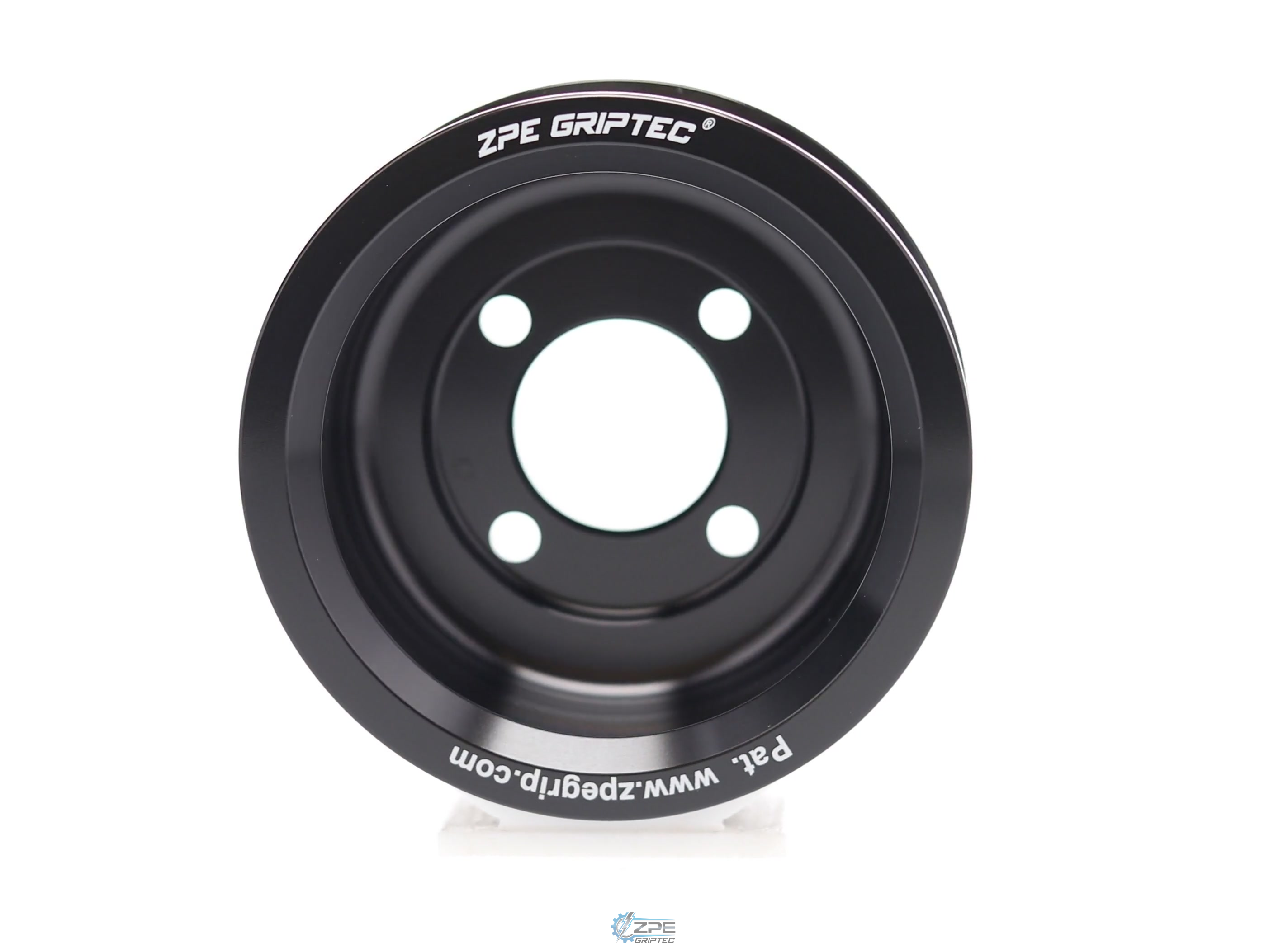 3.40" 6 Rib ZPE GripTec® 2pc Magnuson Heartbeat TVS L3 Black Pulley Only