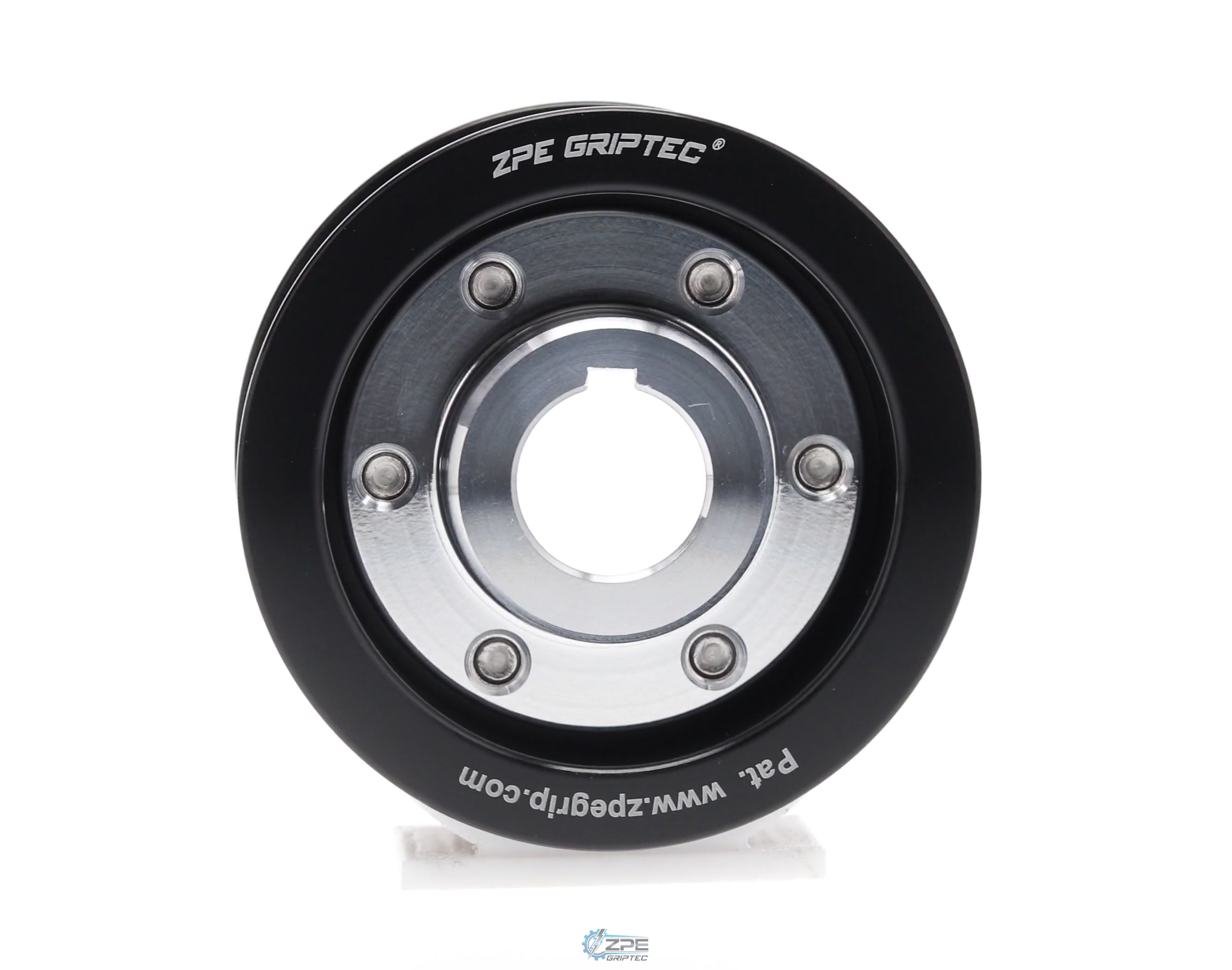 2.80" 6 Rib ZPE GripTec® 2pc Vortech YSi/JT/V3 L3 Black Pulley & Hub Kit