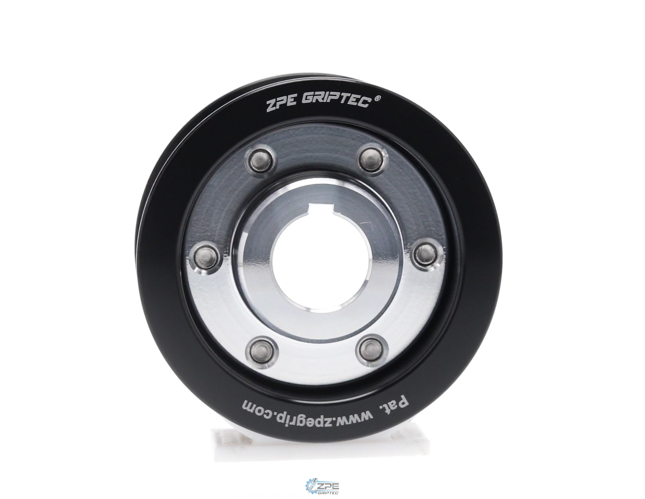 2.70" 6 Rib ZPE GripTec® 2pc Vortech YSi/JT/V3 L3 Black Pulley & Hub Kit
