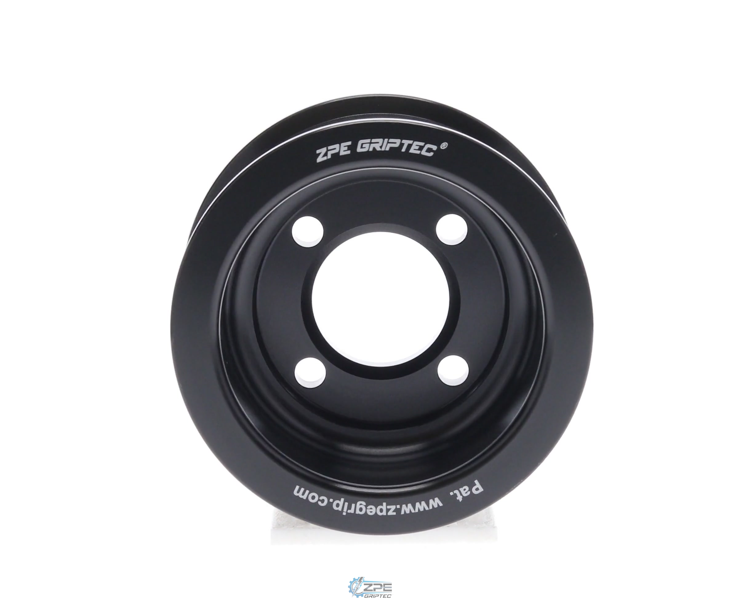 75mm 10 Rib ZPE GripTec® 2pc Magnuson Heartbeat TVS L3 Black Pulley Only