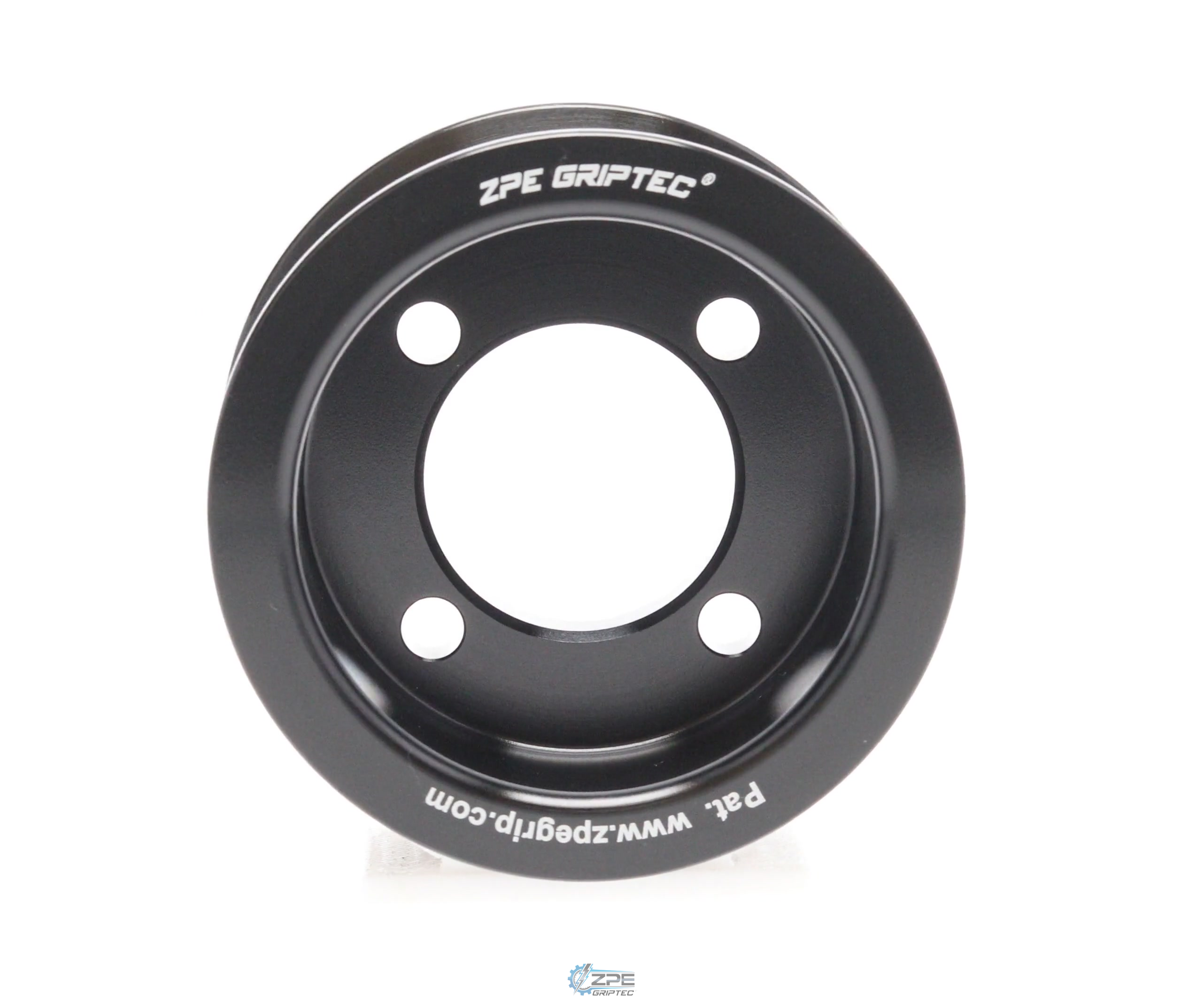 2.625" 8 Rib ZPE GripTec® 2pc Edelbrock TVS L3 Black Pulley Only