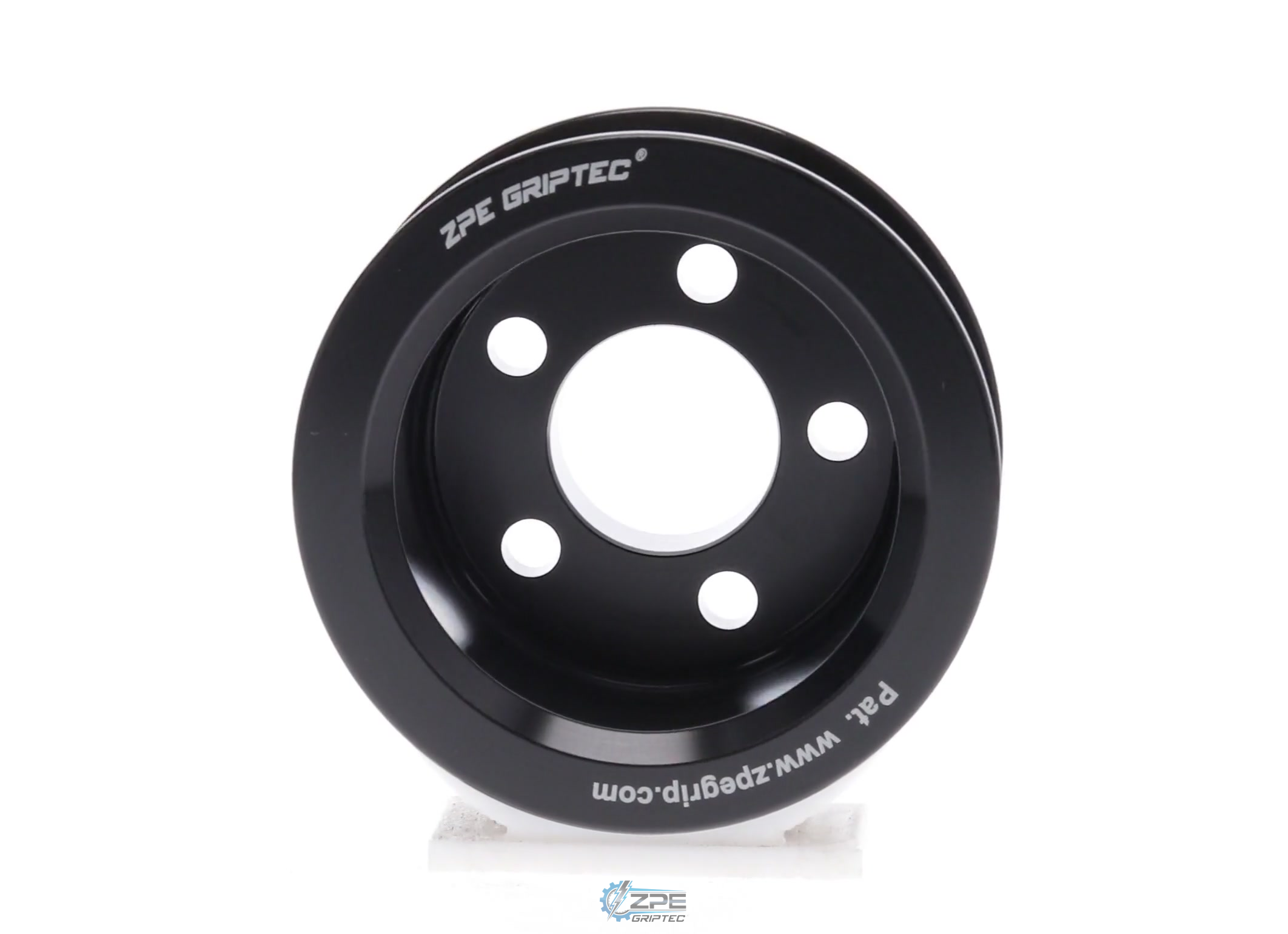 2.65" 6 Rib ZPE GripTec® Whipple 5 Bolt L3V-A Black Pulley Only