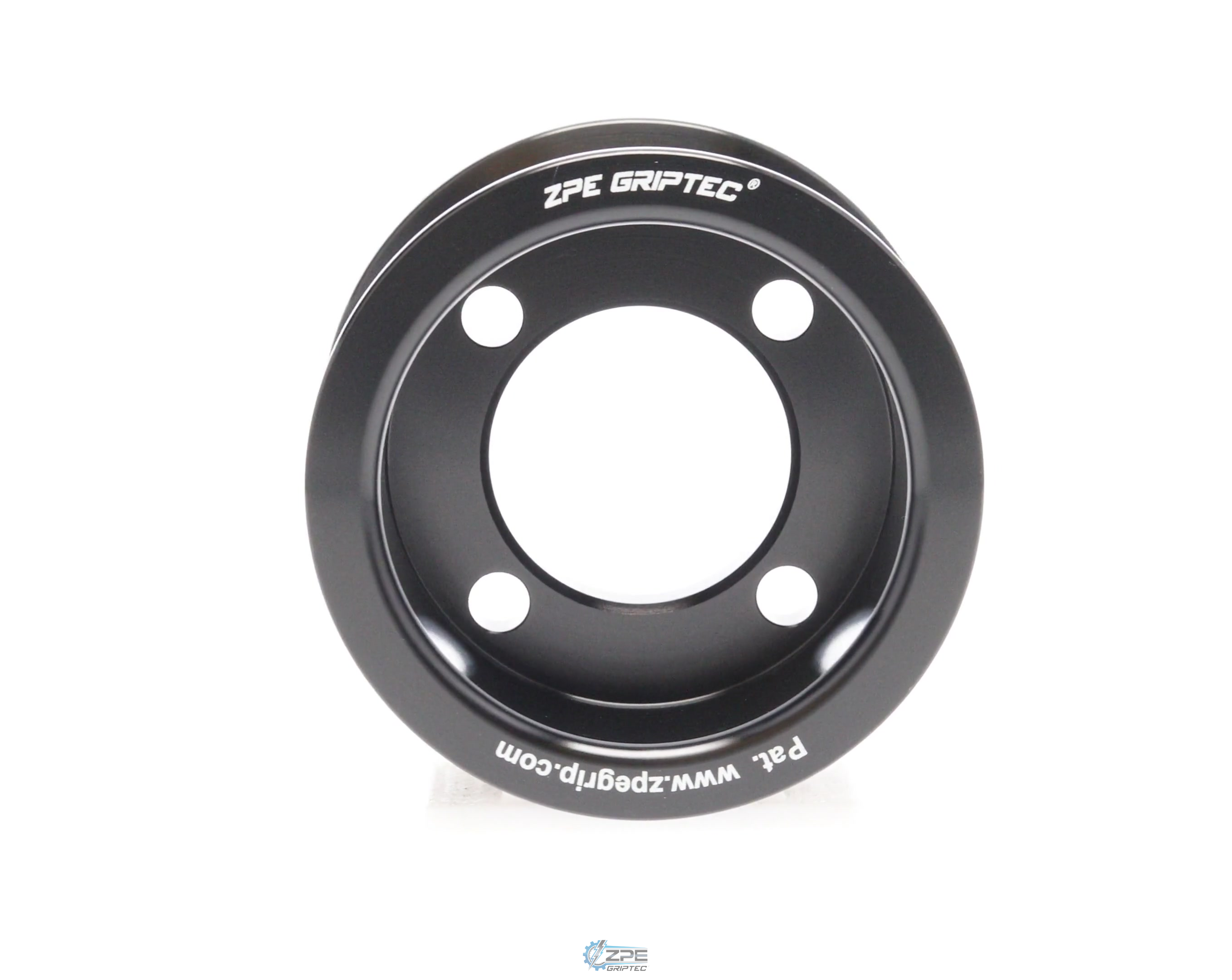 2.40" 8 Rib ZPE GripTec® 2pc Edelbrock TVS L3 Black Pulley Only