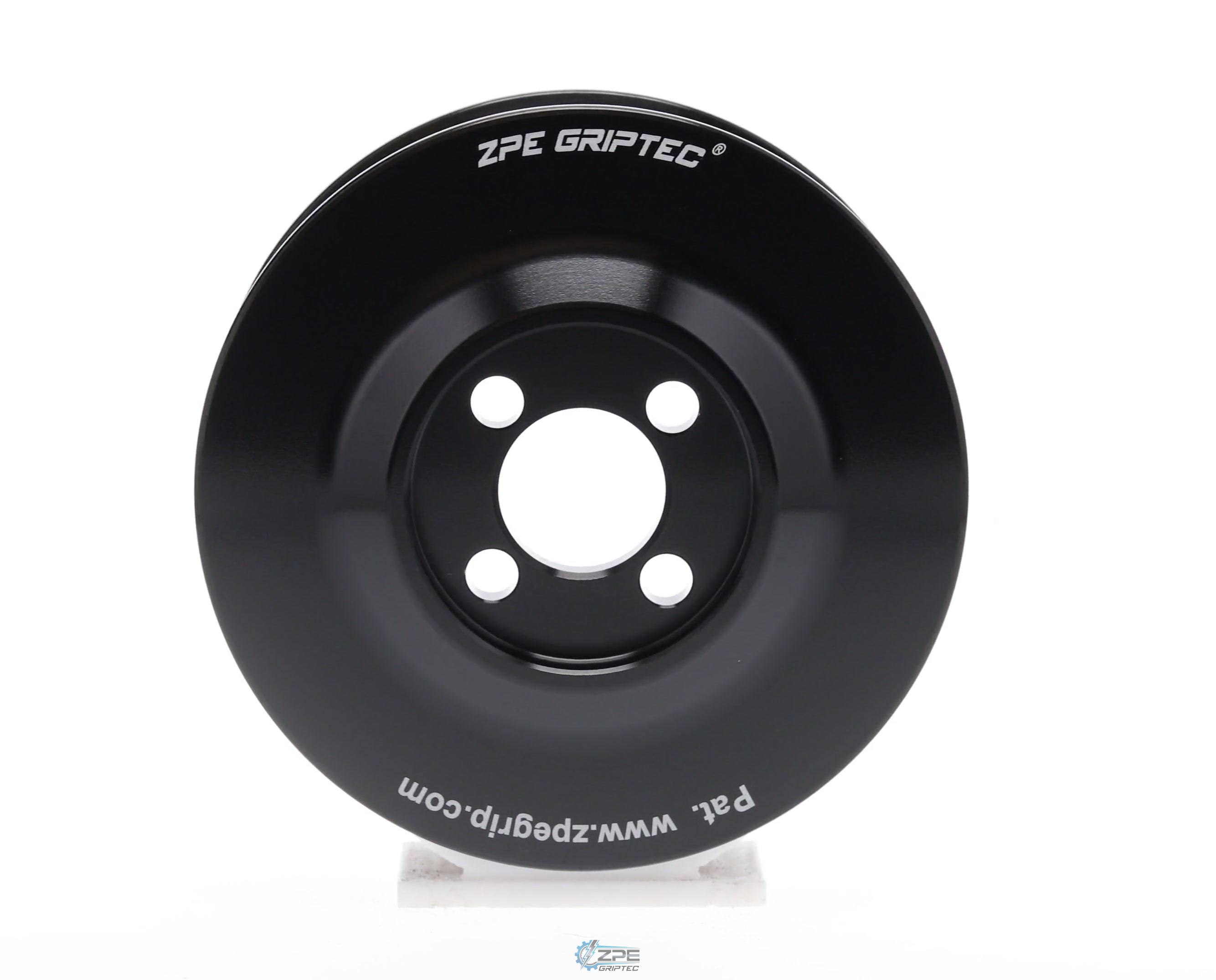 3.40" 6 Rib ZPE GripTec® Whipple Standard L3 Black Pulley
