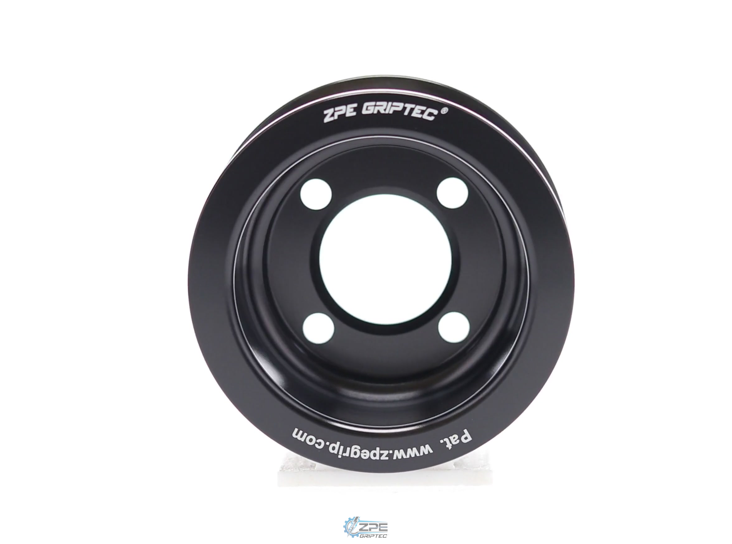 2.85" 8 Rib ZPE GripTec® 2pc Magnuson Heartbeat TVS L3 Black Pulley Only