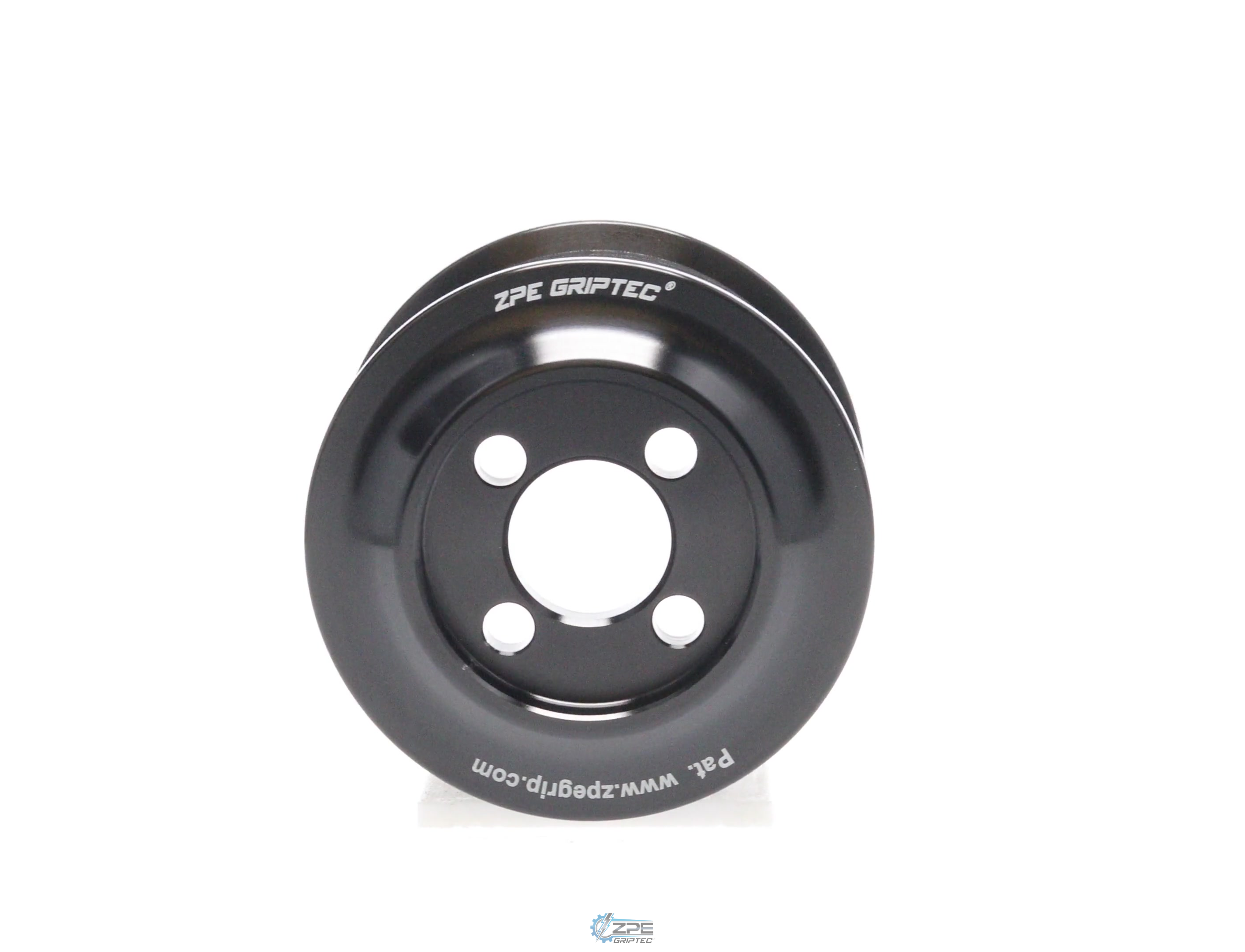 2.50" 10 Rib ZPE GripTec® Whipple Standard L3 Black Pulley