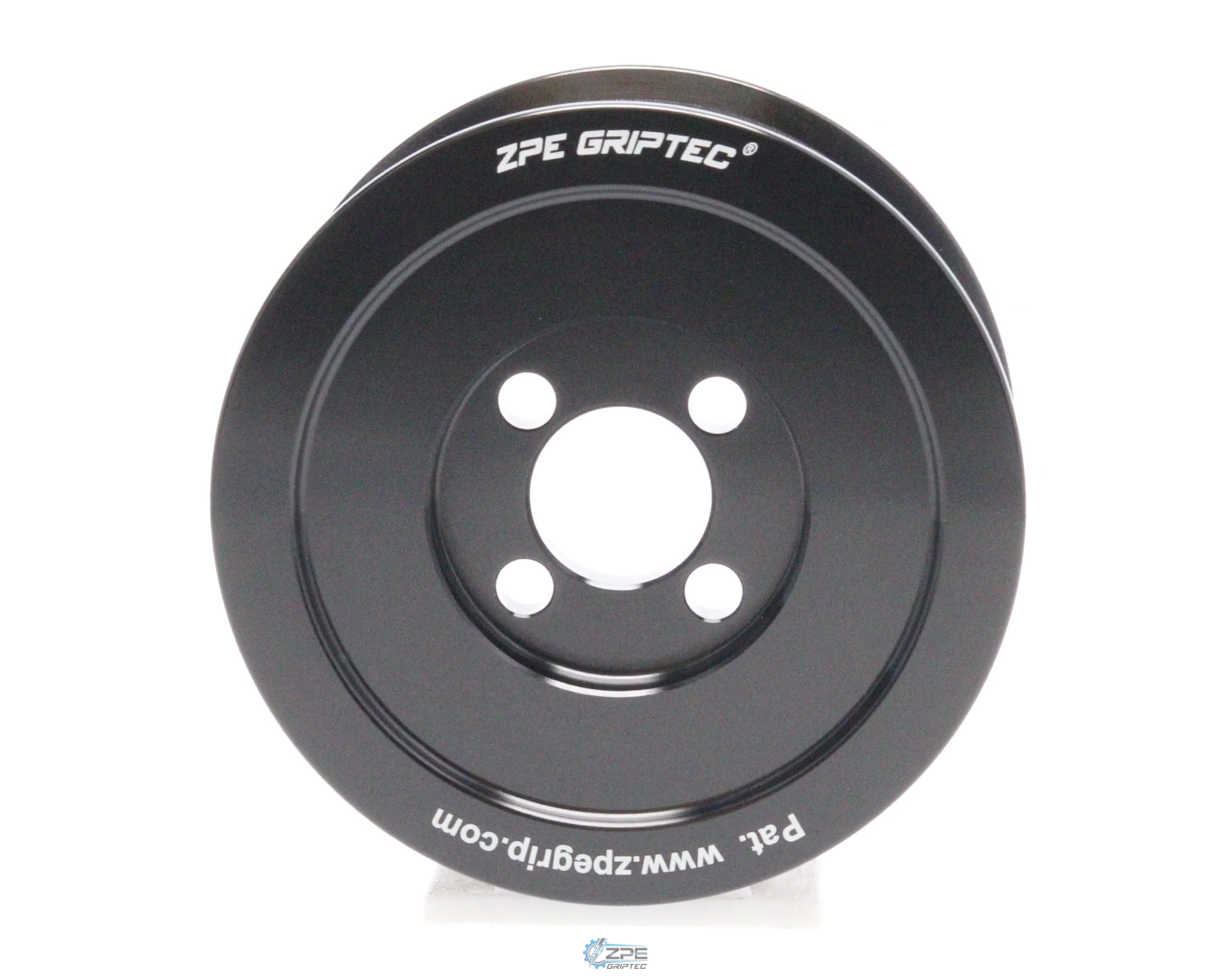 3.25" 10 Rib ZPE GripTec® Whipple GT500 L3 Black Pulley