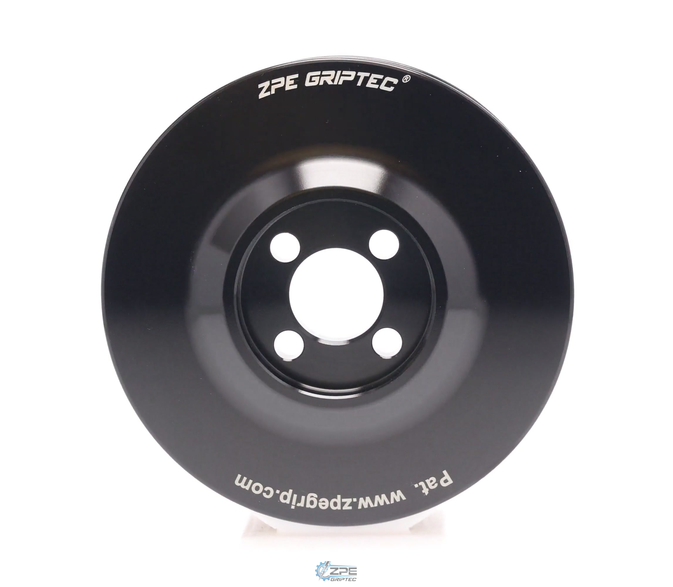 3.70" 6 Rib ZPE GripTec® Whipple Standard L3 Black Pulley