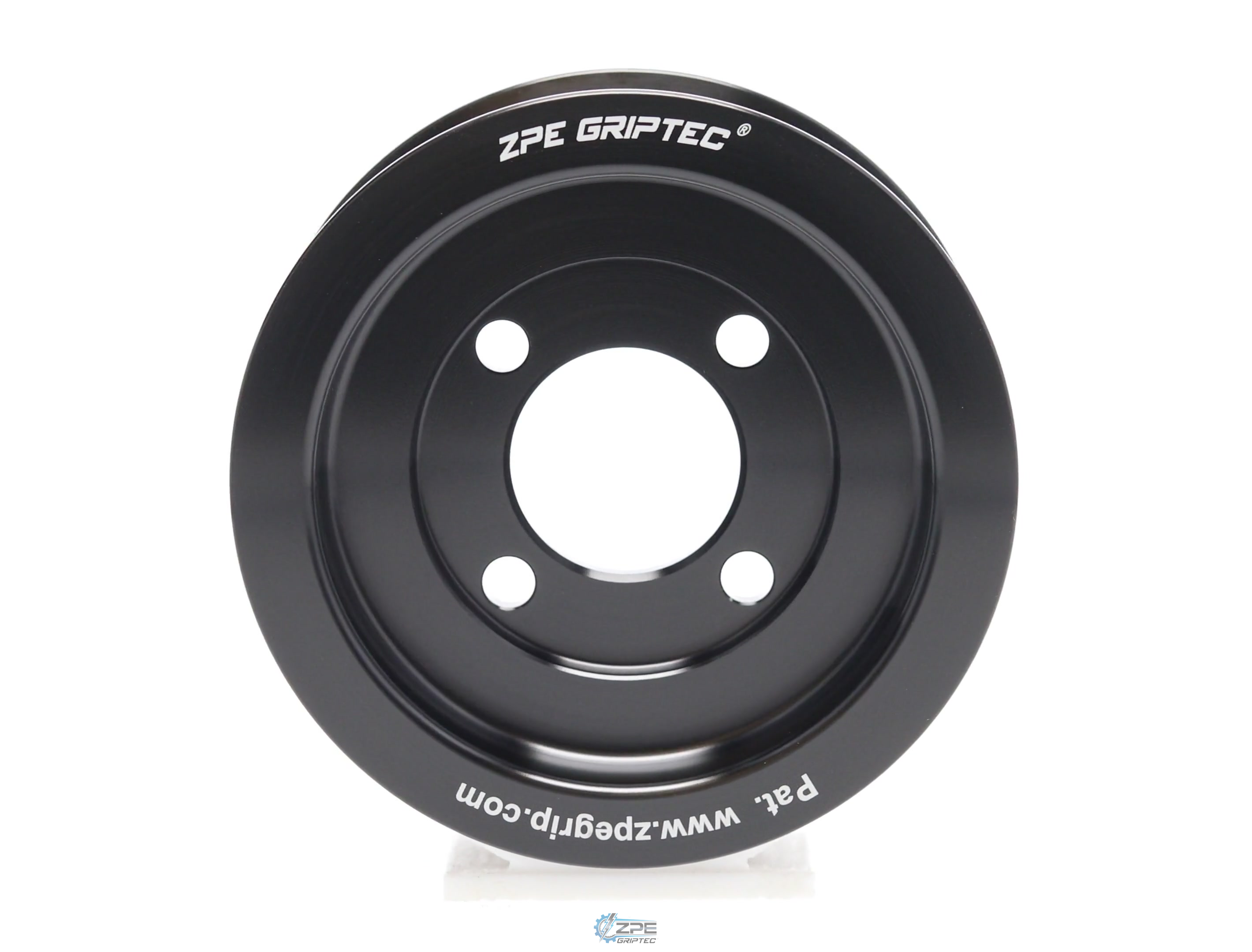 3.40" 8 Rib ZPE GripTec® 2pc Magnuson TVS L3 Black Pulley Only